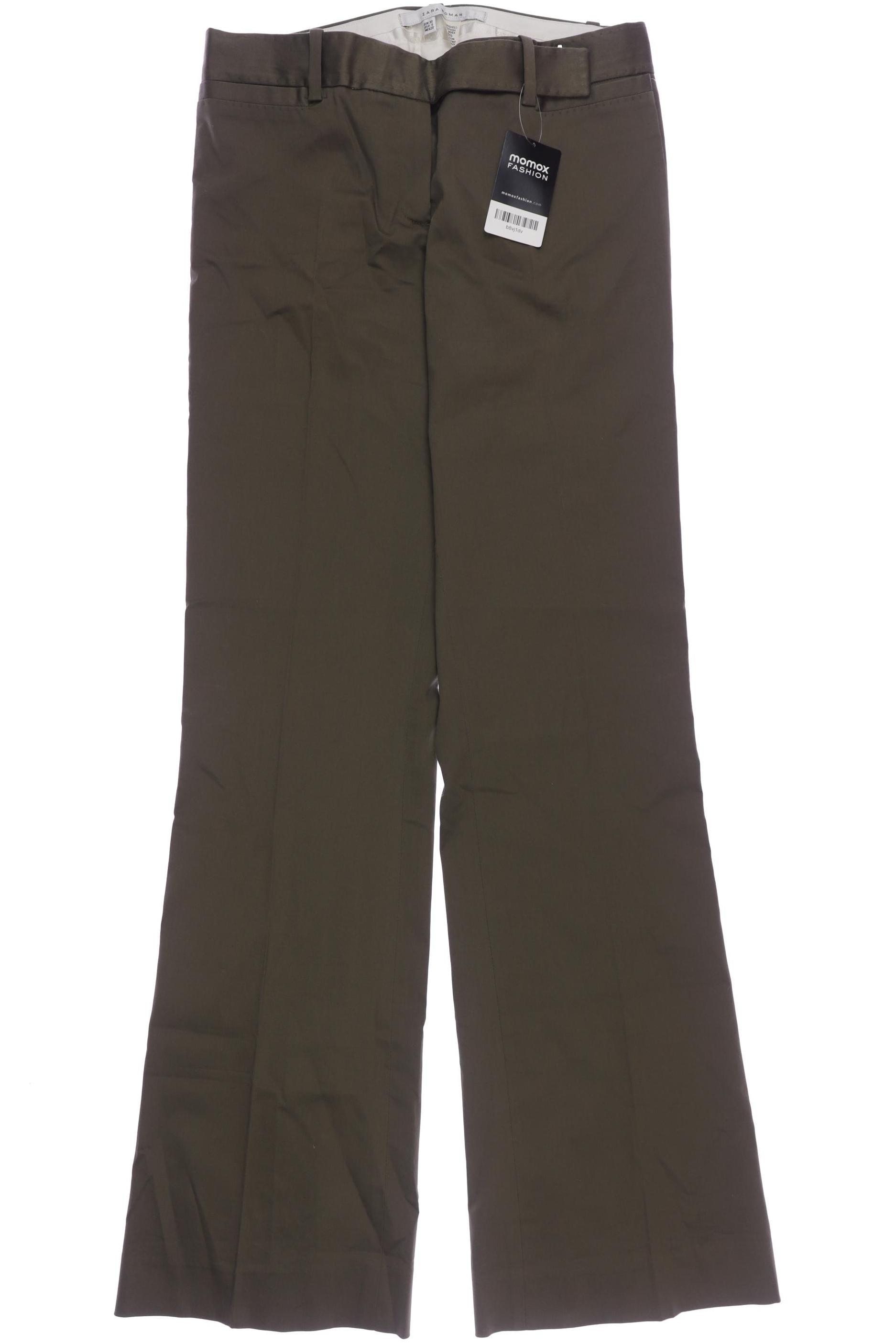 

Zara Damen Stoffhose, grün, Gr. 38