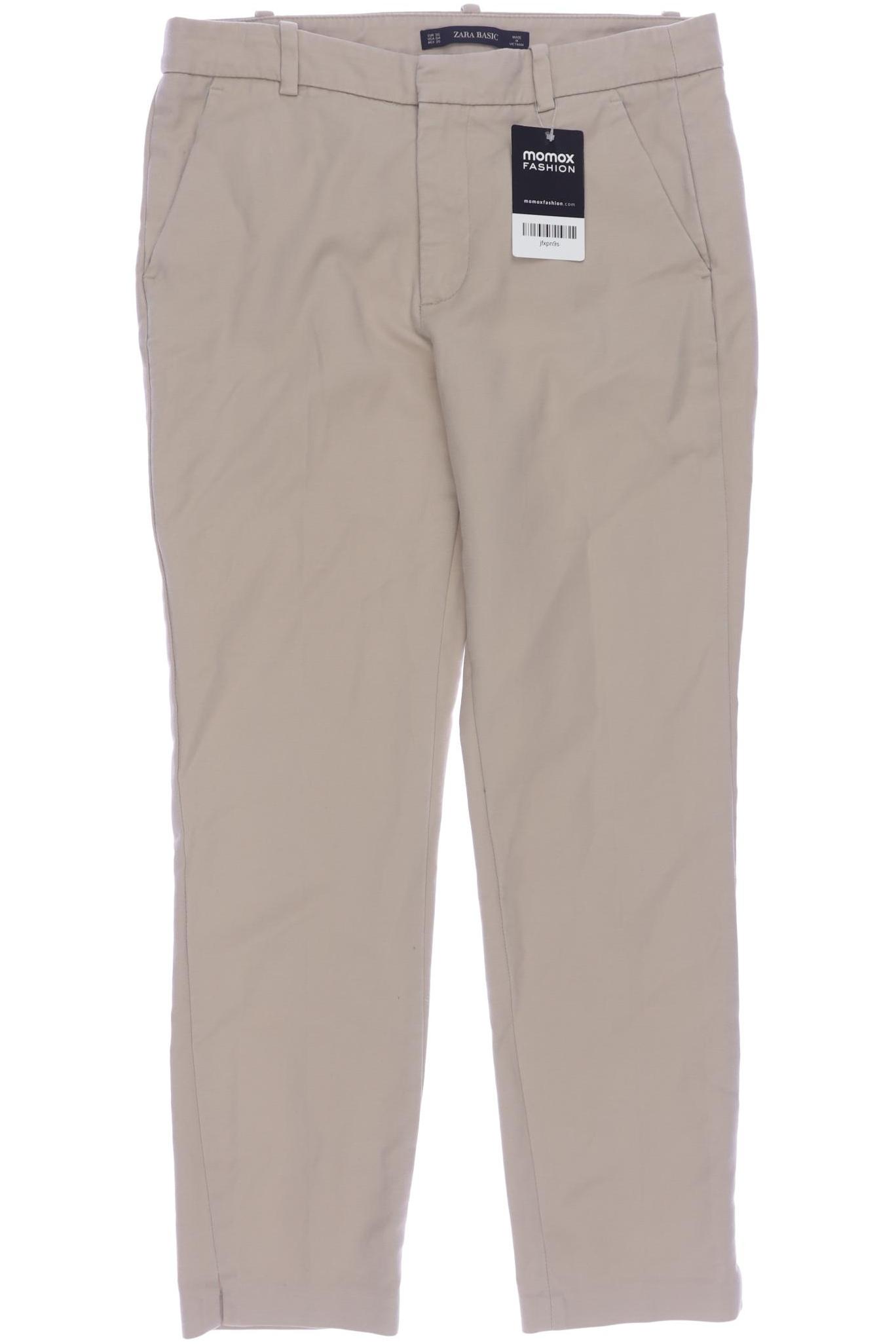 

Zara Damen Stoffhose, beige, Gr. 36