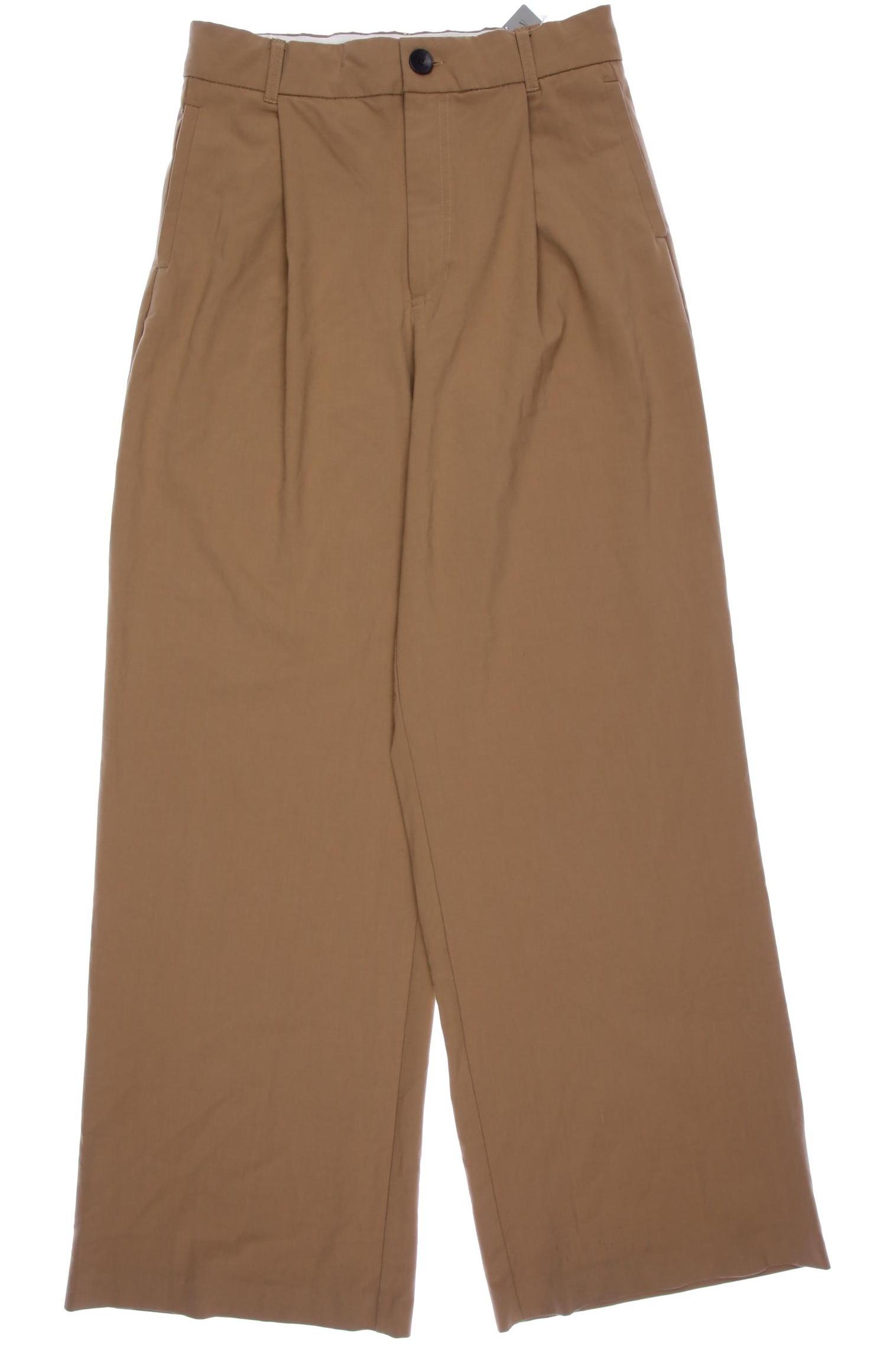 

Zara Damen Stoffhose, beige, Gr. 0