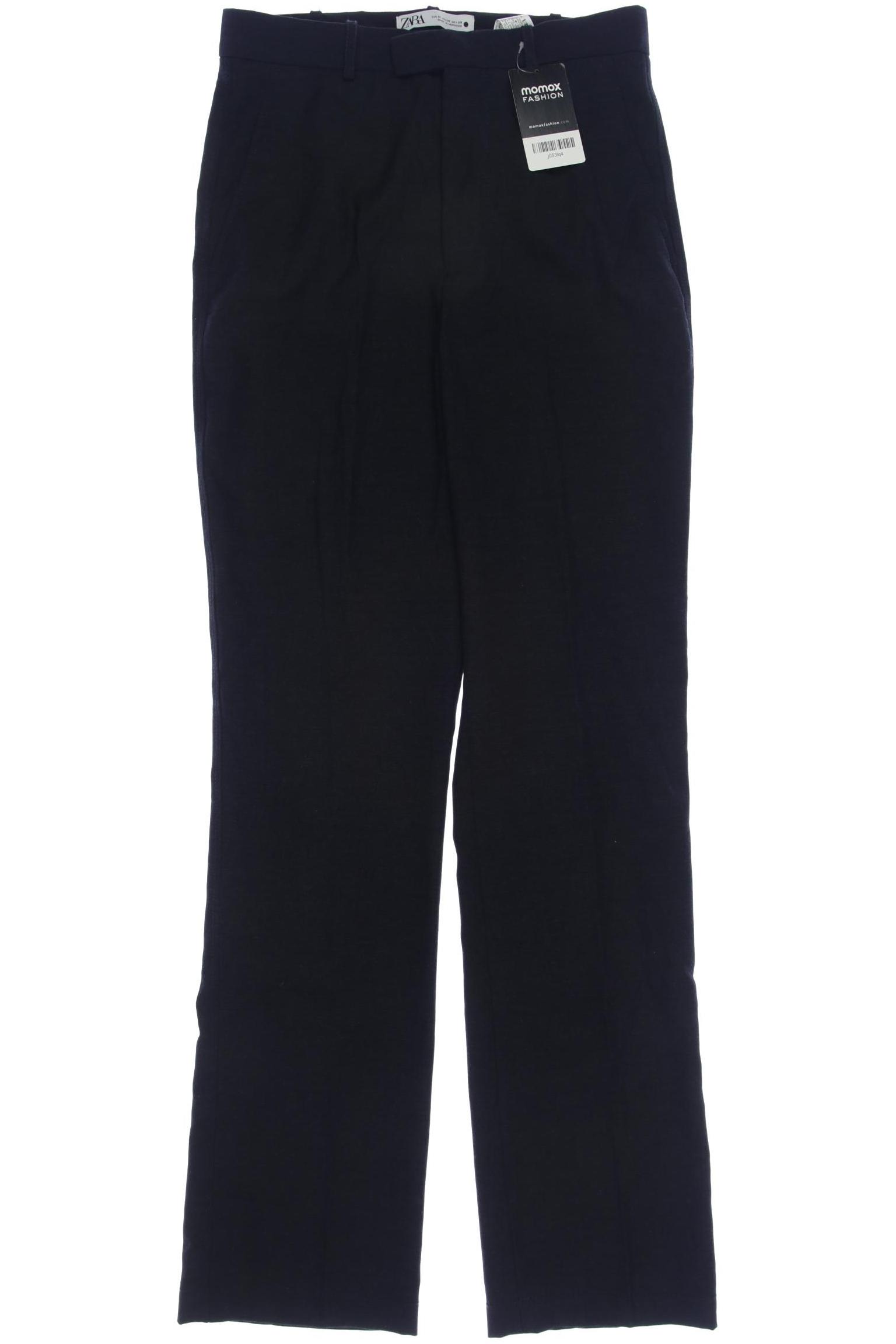 

Zara Damen Stoffhose, marineblau, Gr. 0