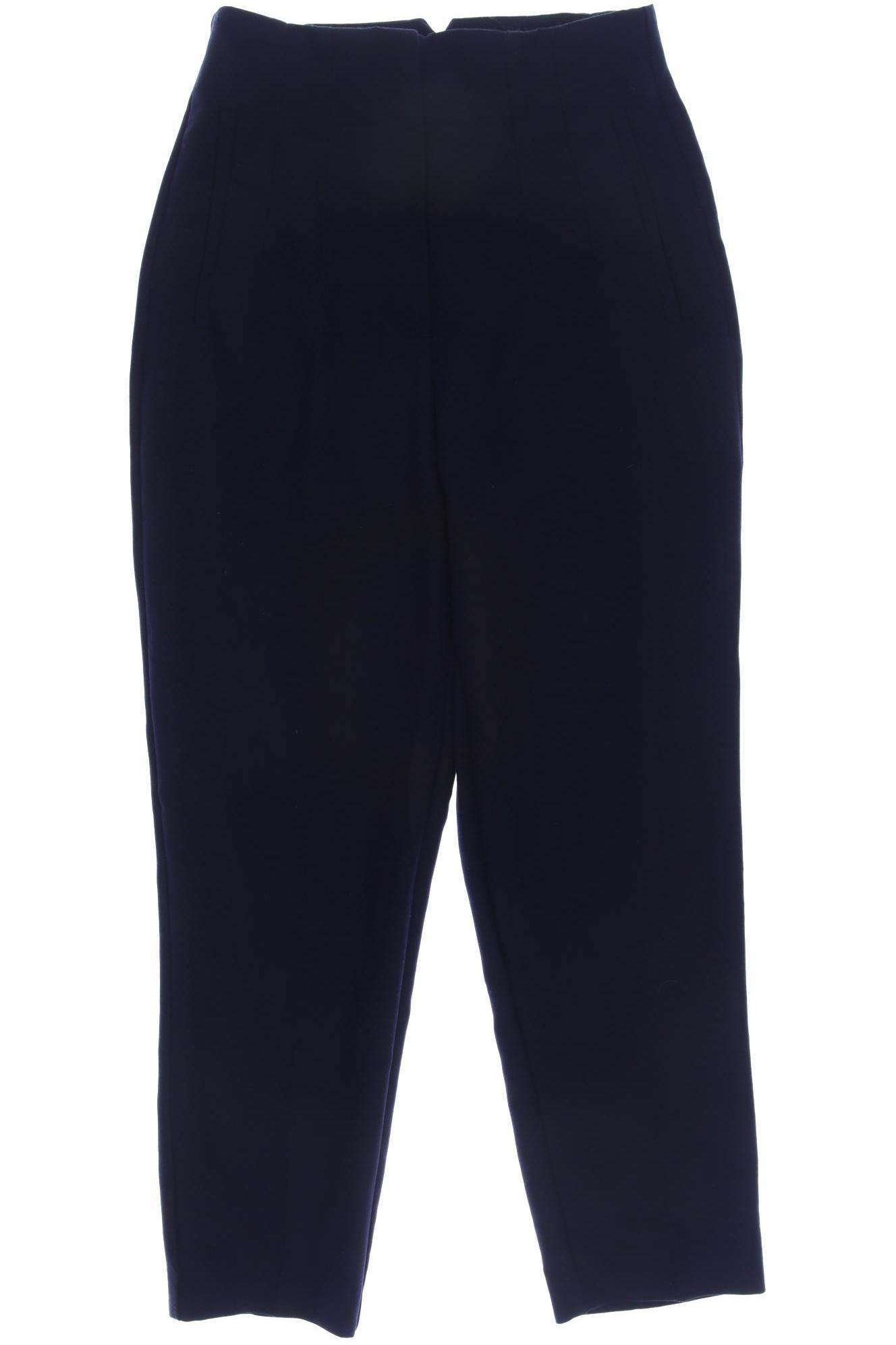 

Zara Damen Stoffhose, marineblau, Gr. 0