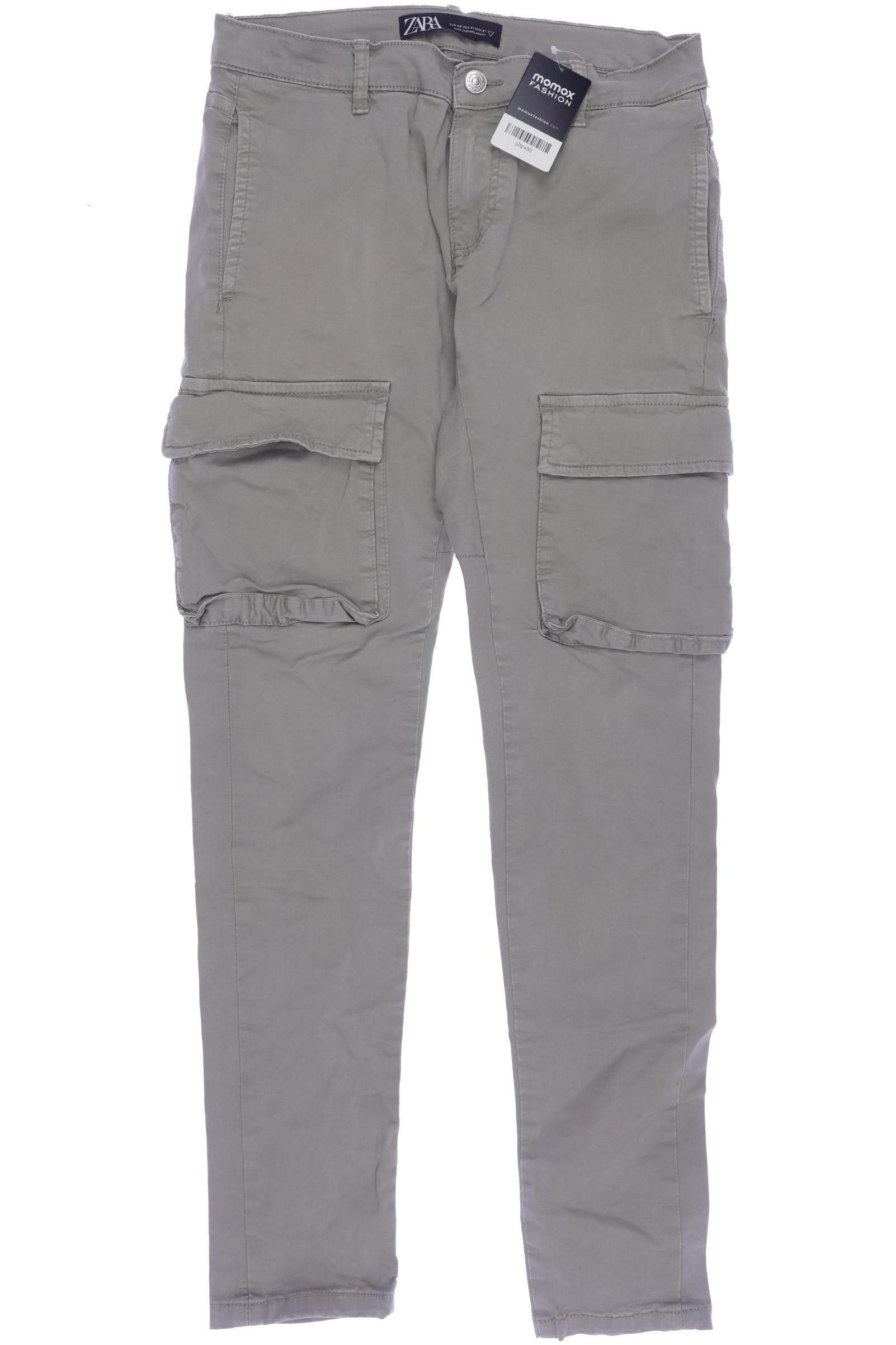 

Zara Damen Stoffhose, beige, Gr. 40