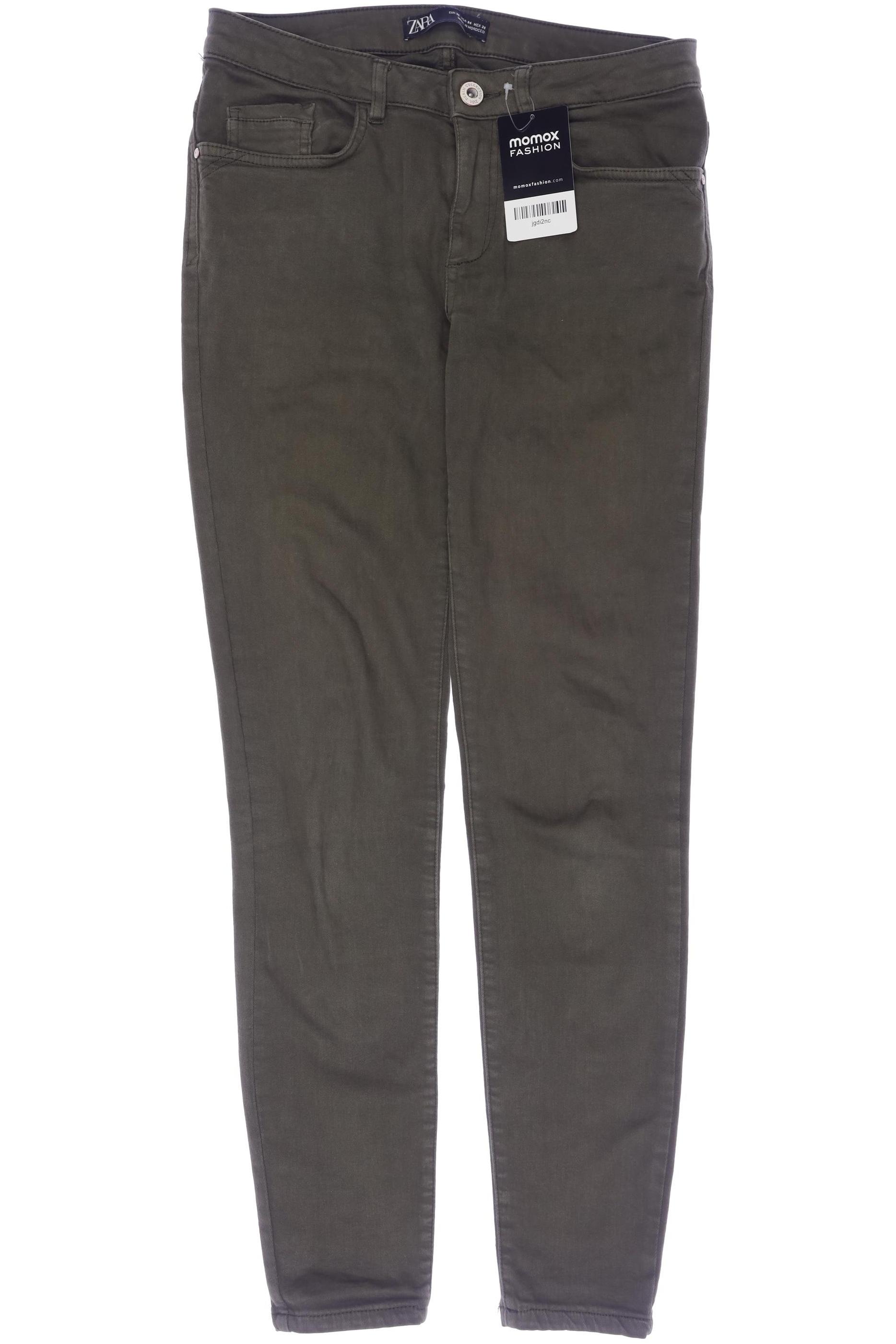 

Zara Damen Stoffhose, grün, Gr. 36