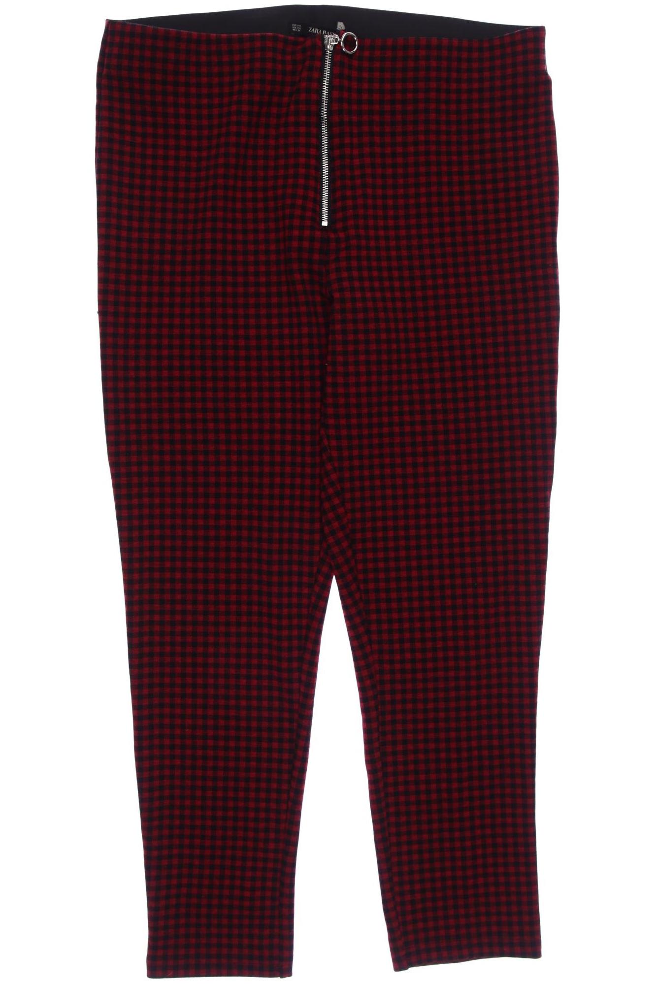 

Zara Damen Stoffhose, rot, Gr. 0
