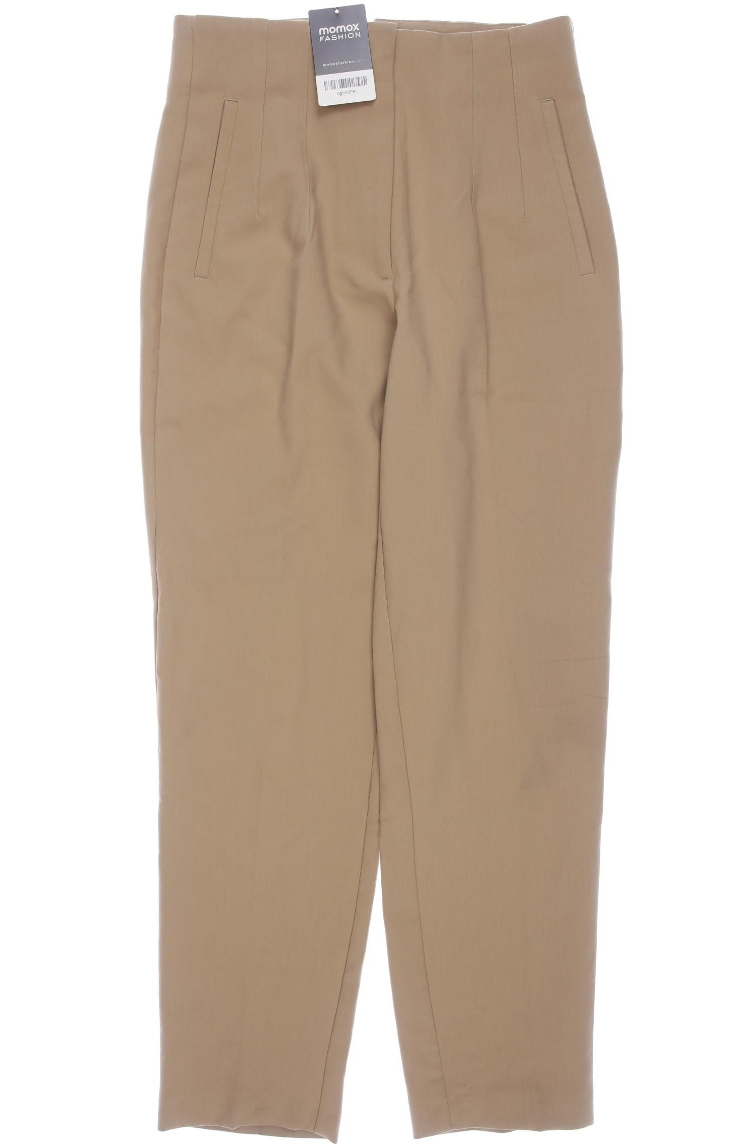 

Zara Damen Stoffhose, beige, Gr. 0