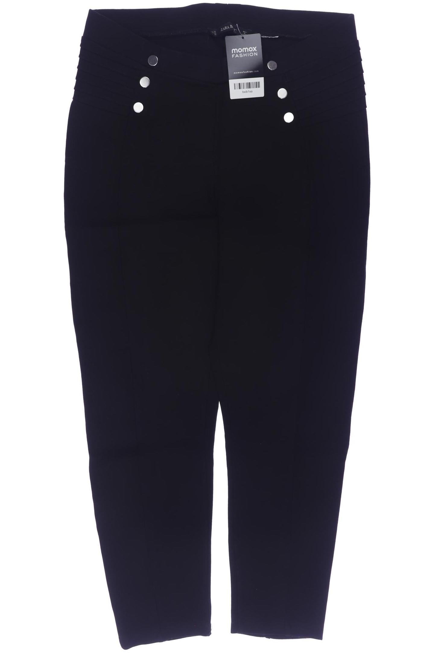 Thumbnail - Zara Damen Stoffhose, schwarz, Gr. 0