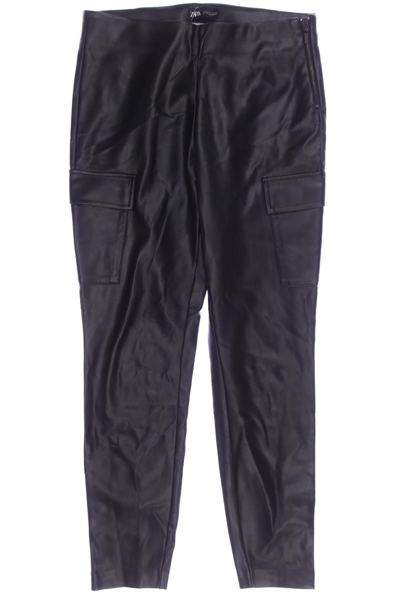 

Zara Damen Stoffhose, schwarz, Gr. 0