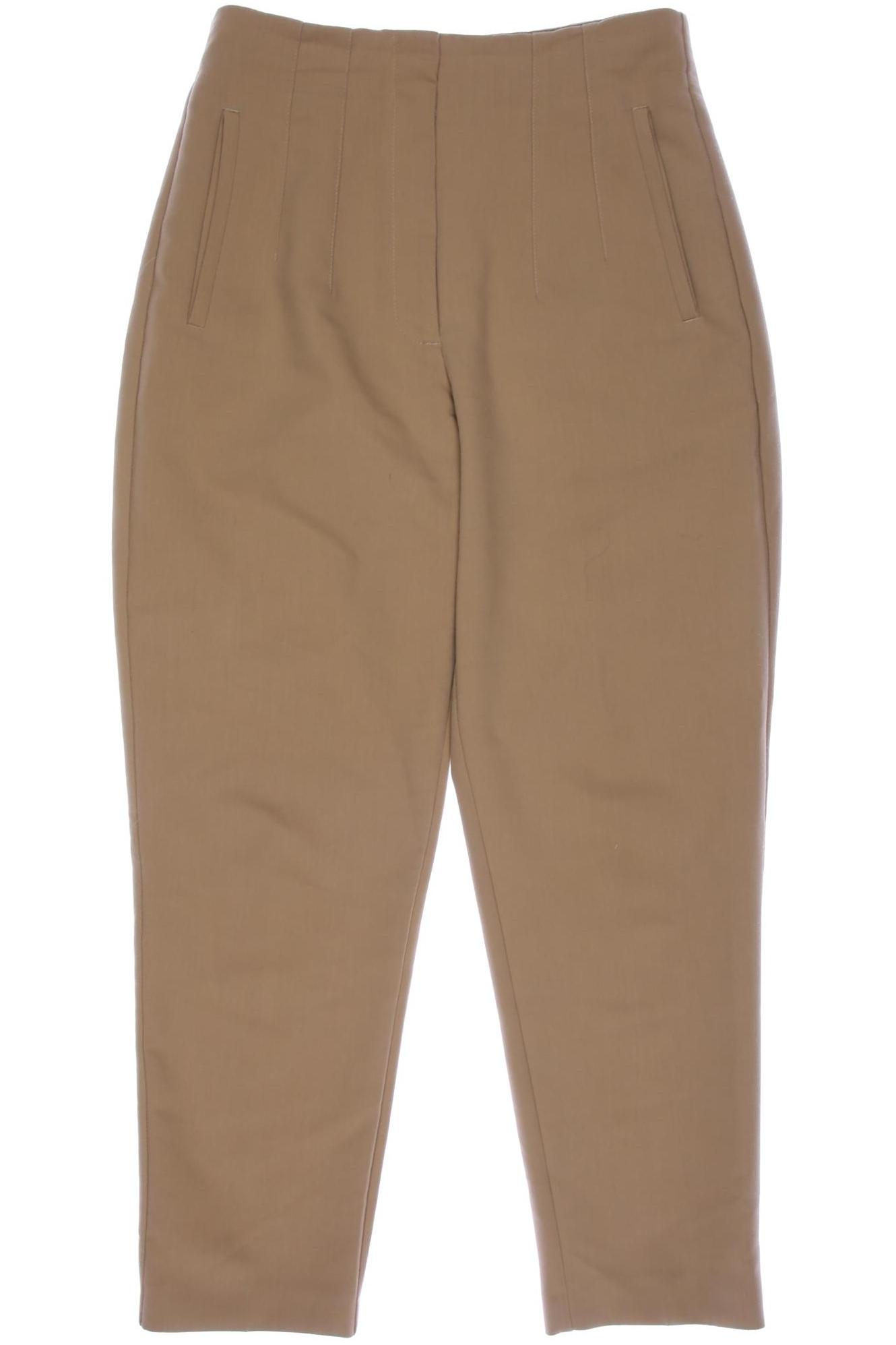 

Zara Damen Stoffhose, beige, Gr. 0