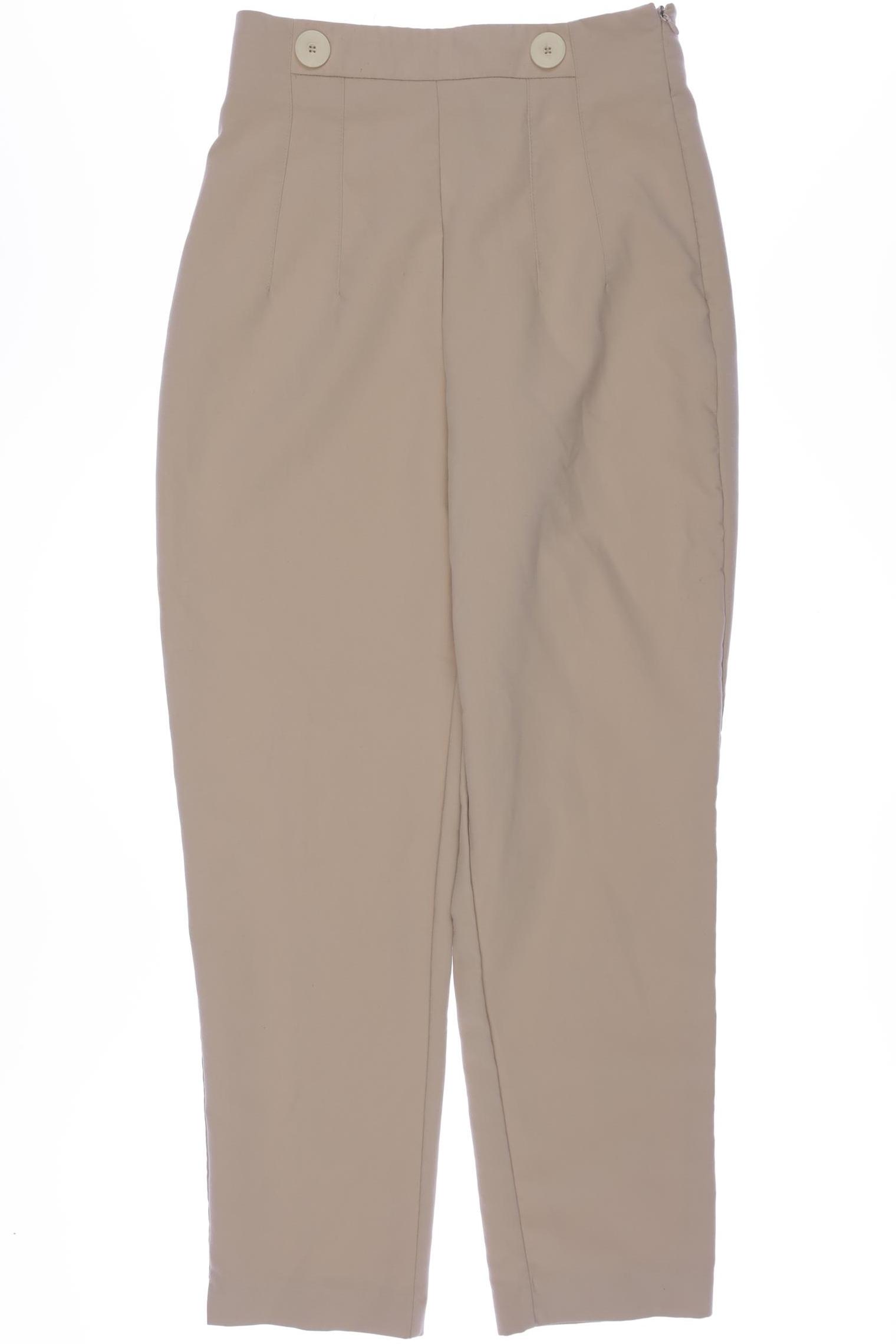 

Zara Damen Stoffhose, beige, Gr. 0