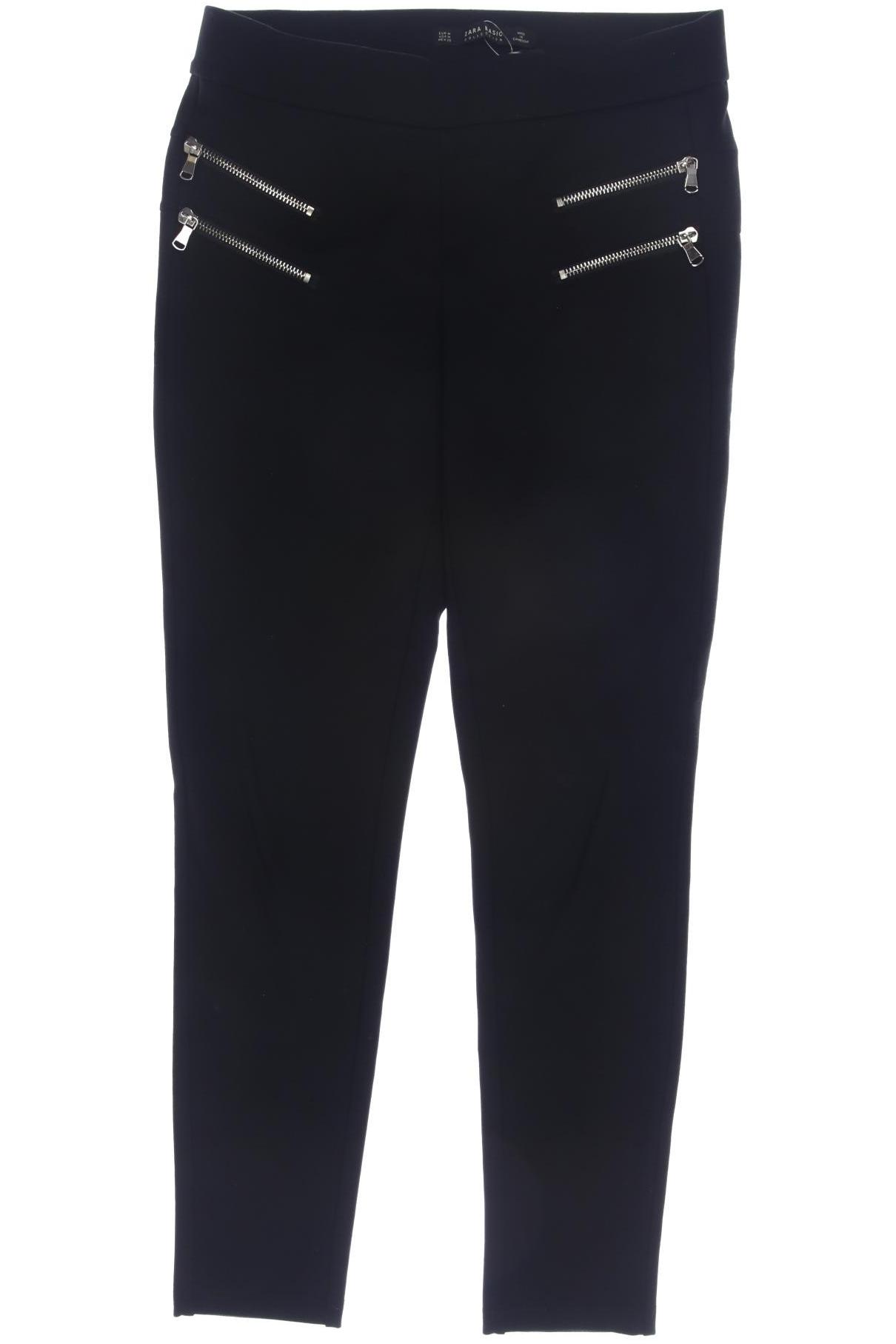

Zara Damen Stoffhose, schwarz, Gr. 0