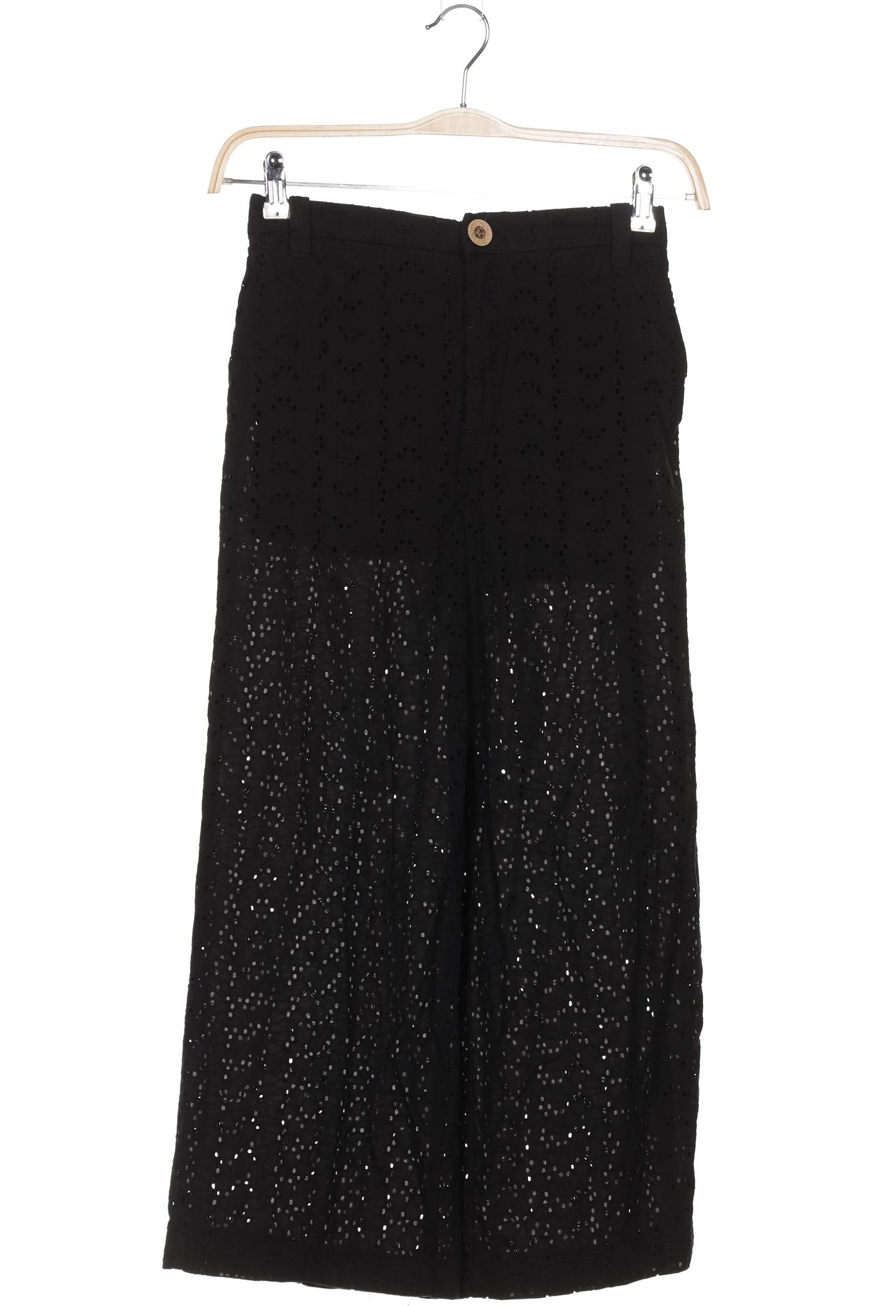

Zara Damen Stoffhose, schwarz, Gr. 0