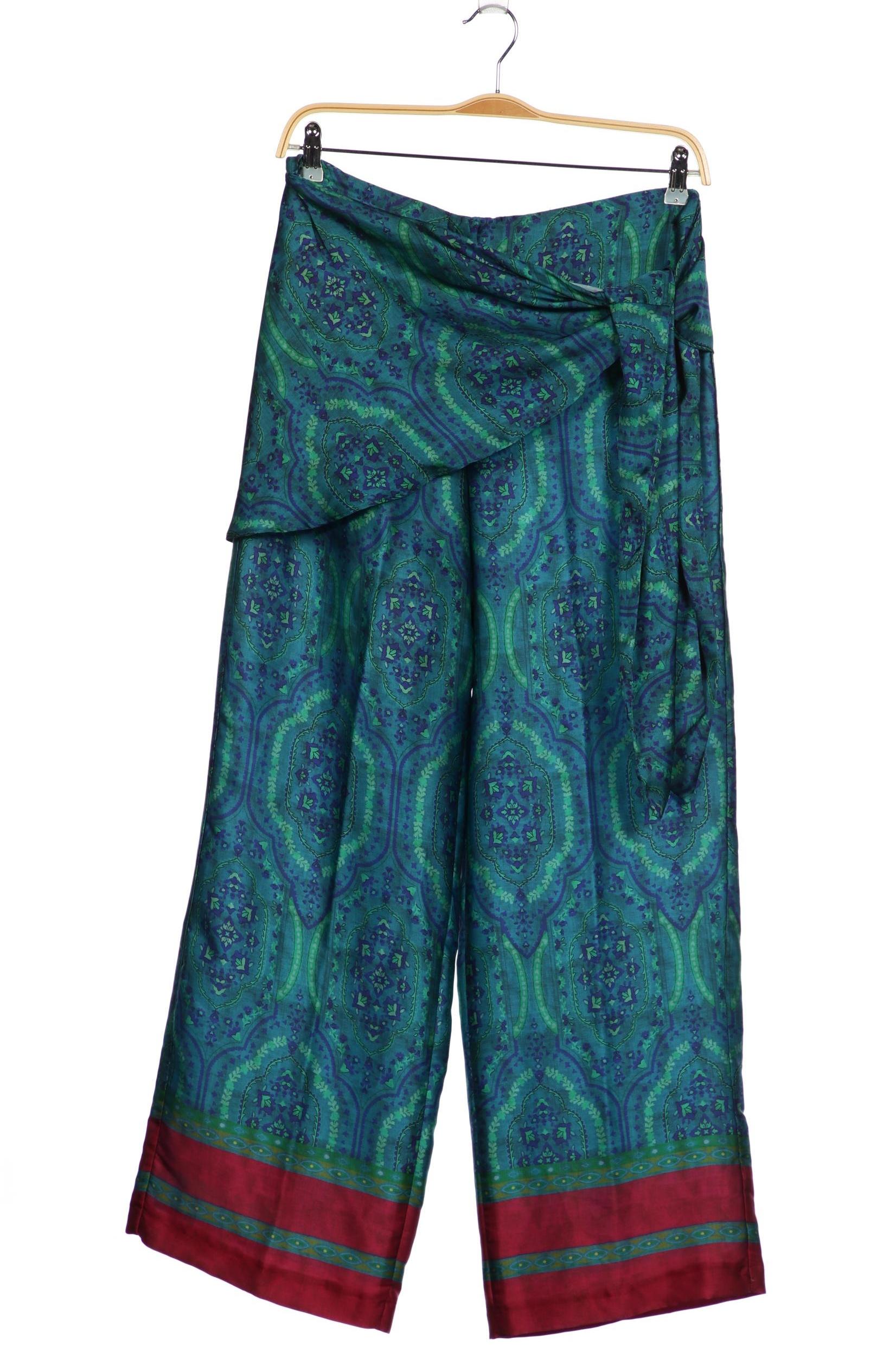 

Zara Damen Stoffhose, grün, Gr. 0