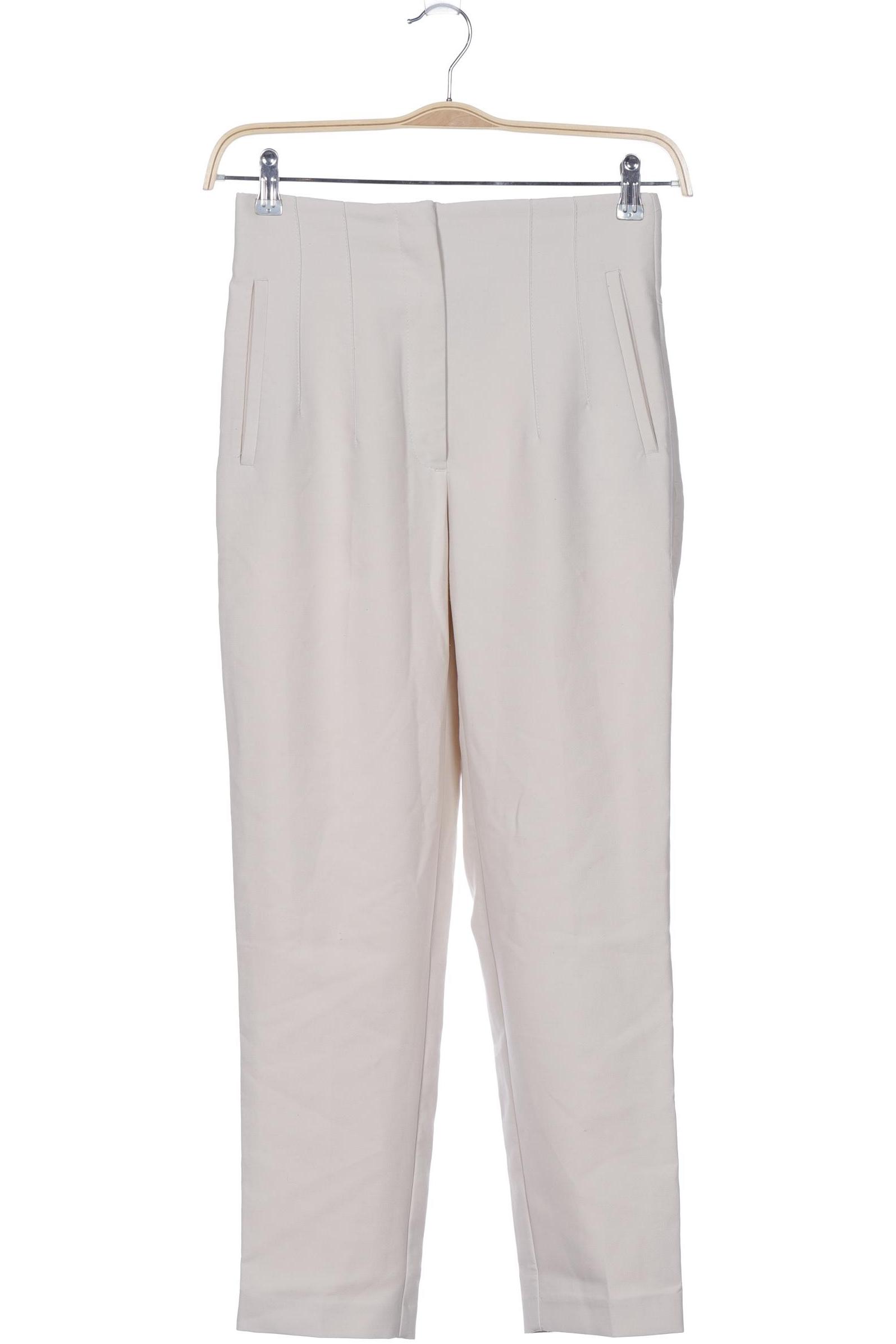 

Zara Damen Stoffhose, cremeweiß, Gr. 0