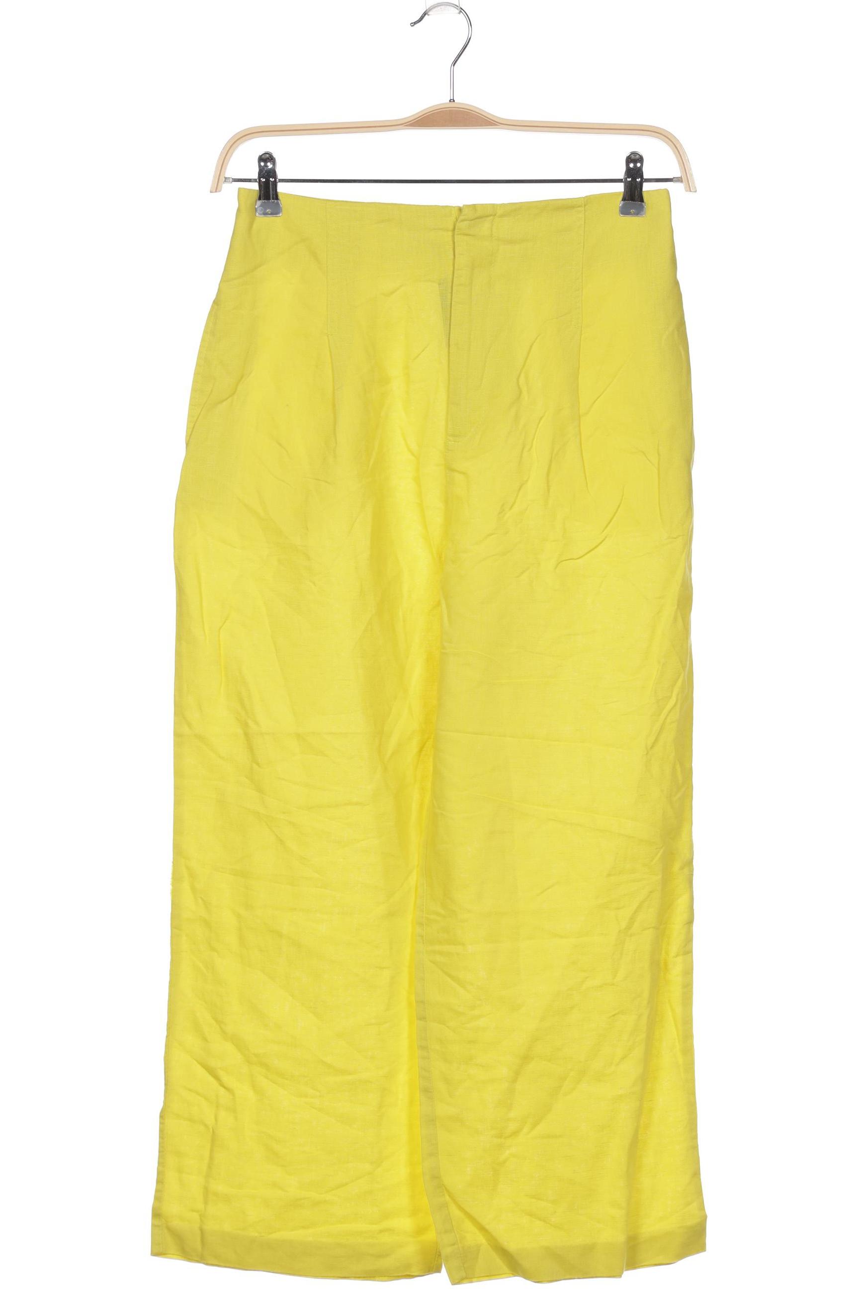 

Zara Damen Stoffhose, gelb, Gr. 0