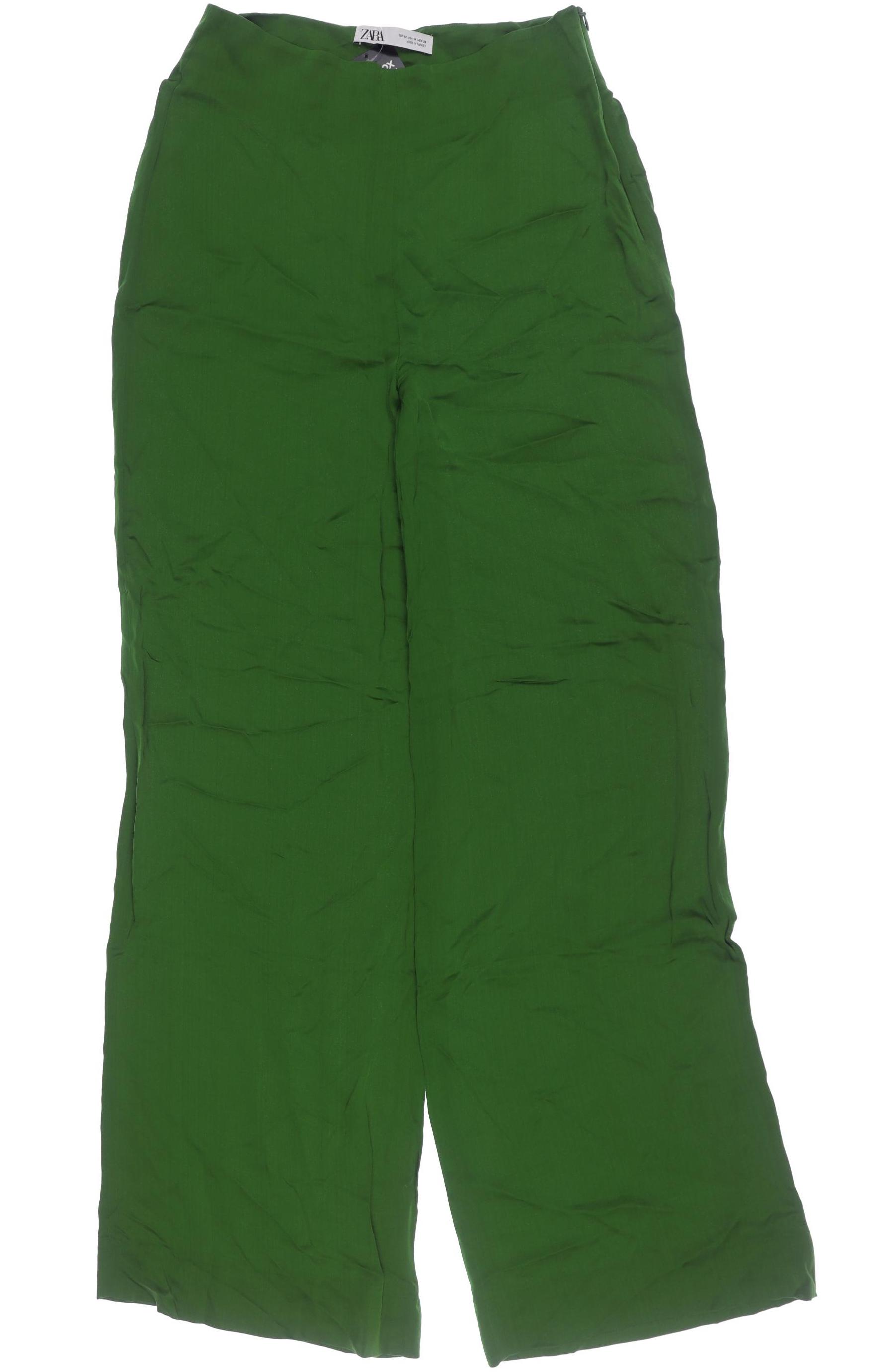 

Zara Damen Stoffhose, grün, Gr. 0