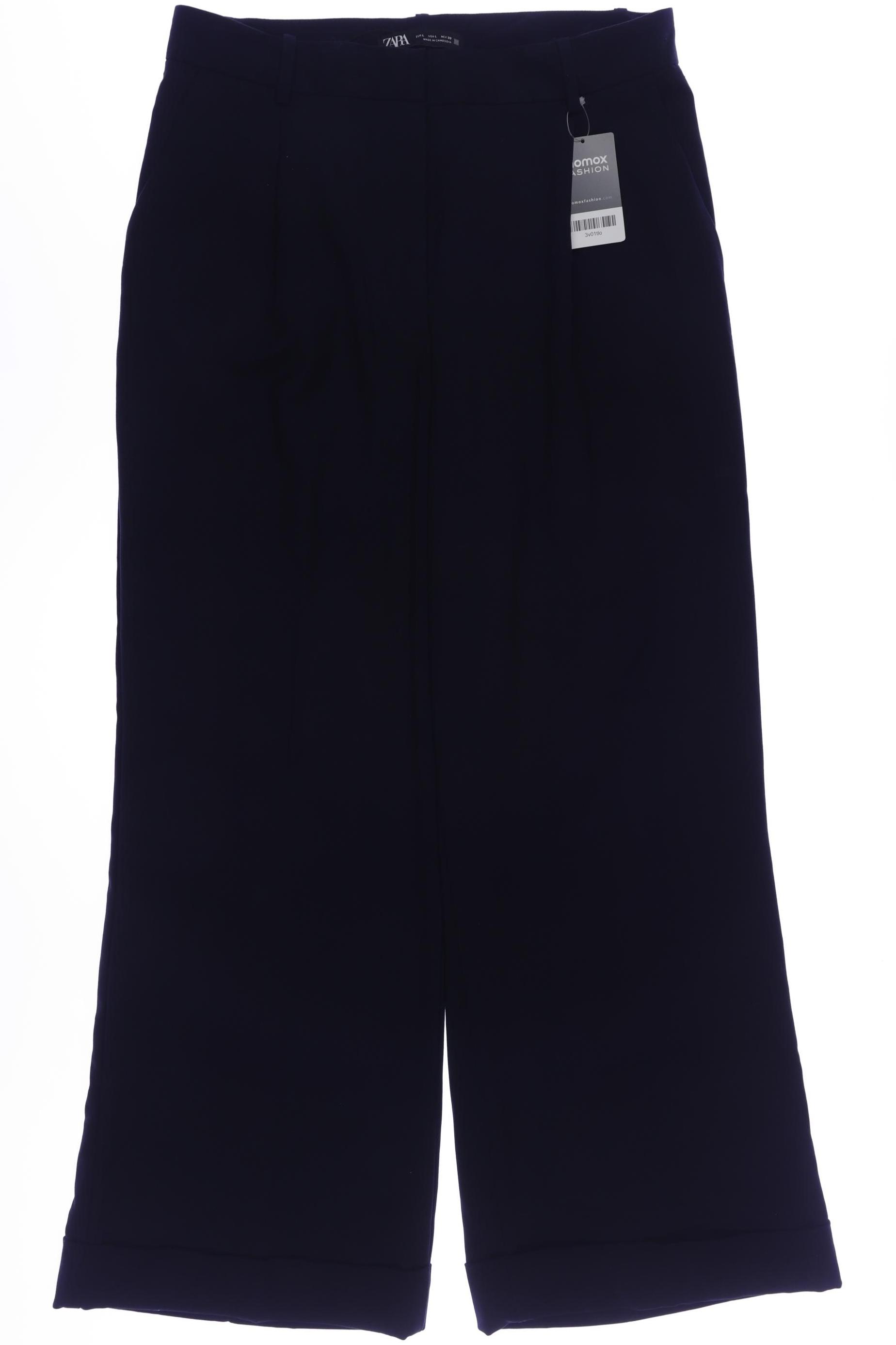 

Zara Damen Stoffhose, marineblau, Gr. 0