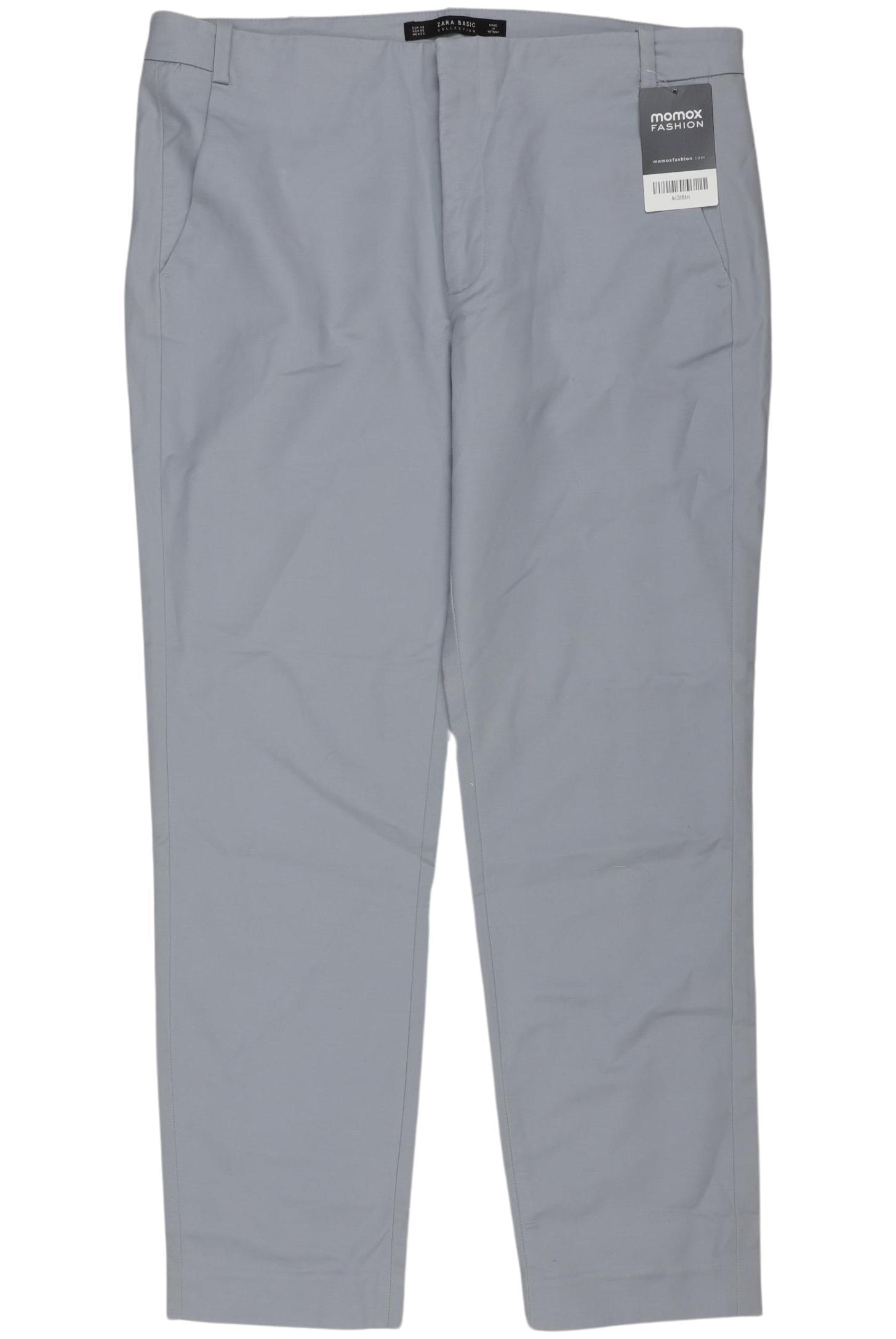 

Zara Damen Stoffhose, blau, Gr. 40