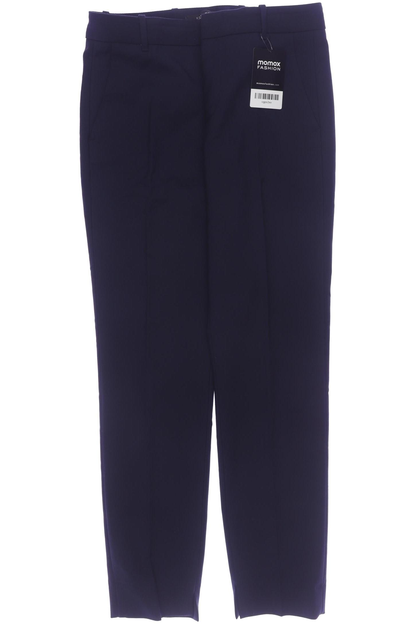 

Zara Damen Stoffhose, marineblau, Gr. 0