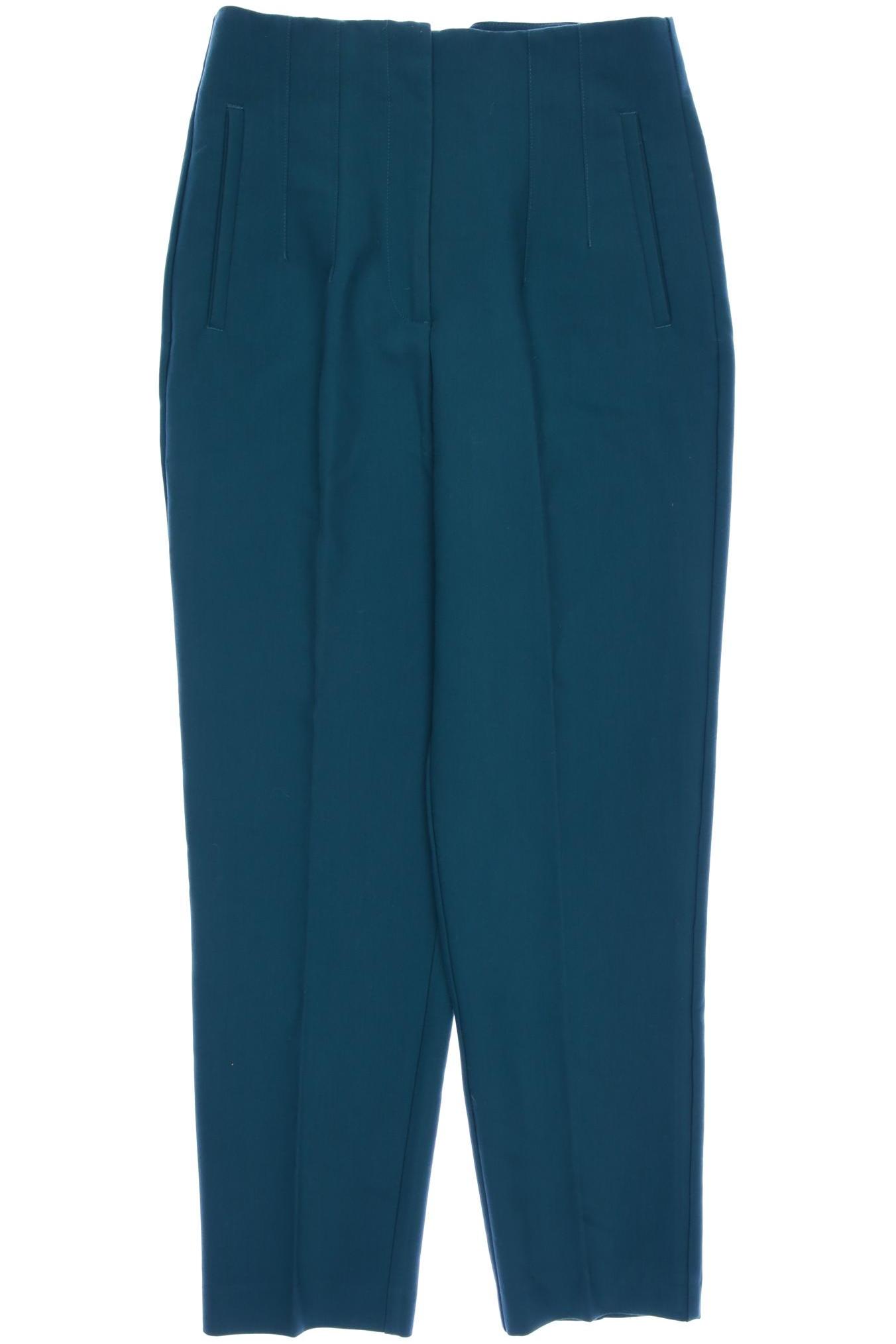 

Zara Damen Stoffhose, türkis, Gr. 0