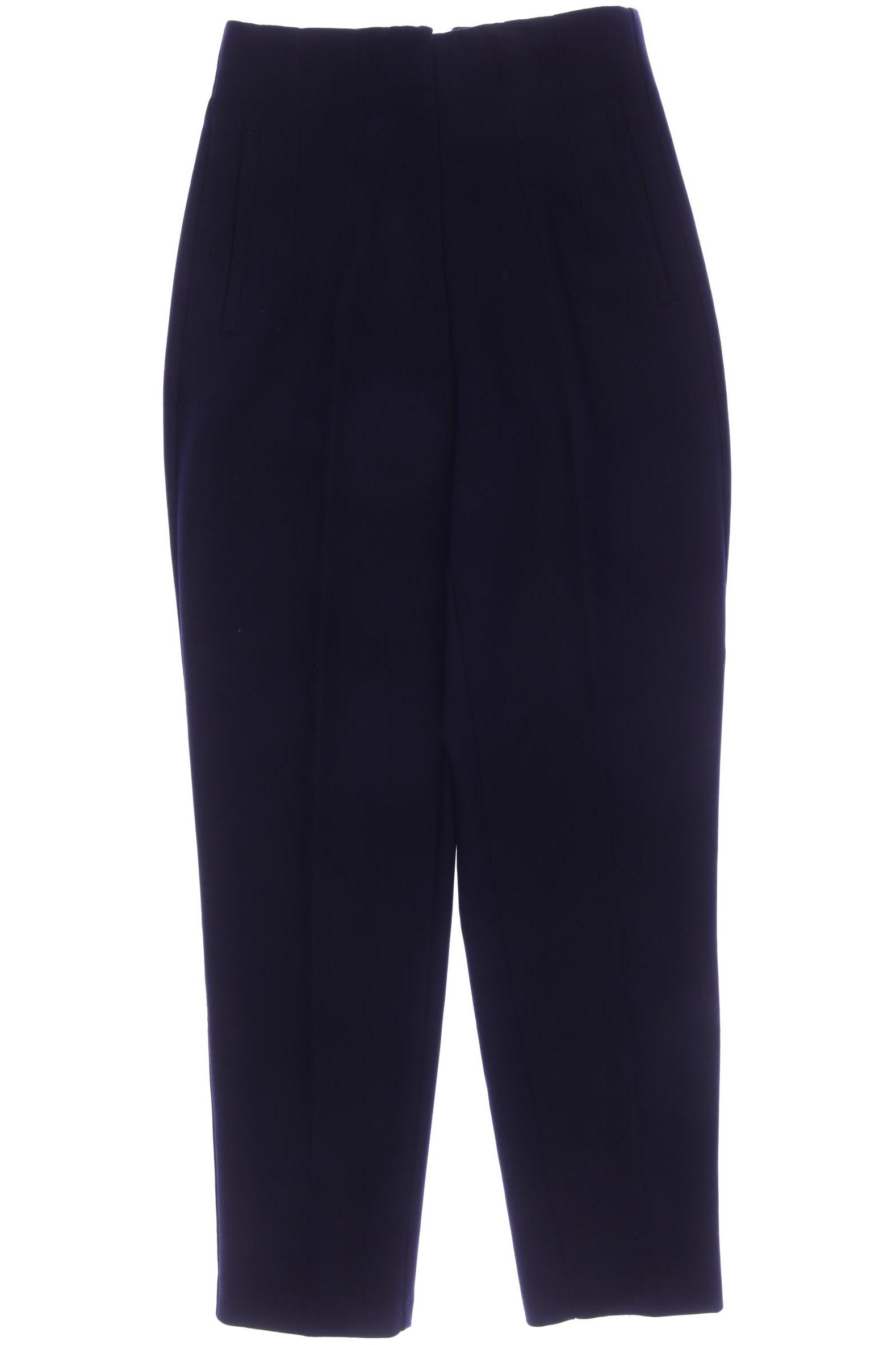 

Zara Damen Stoffhose, marineblau, Gr. 0