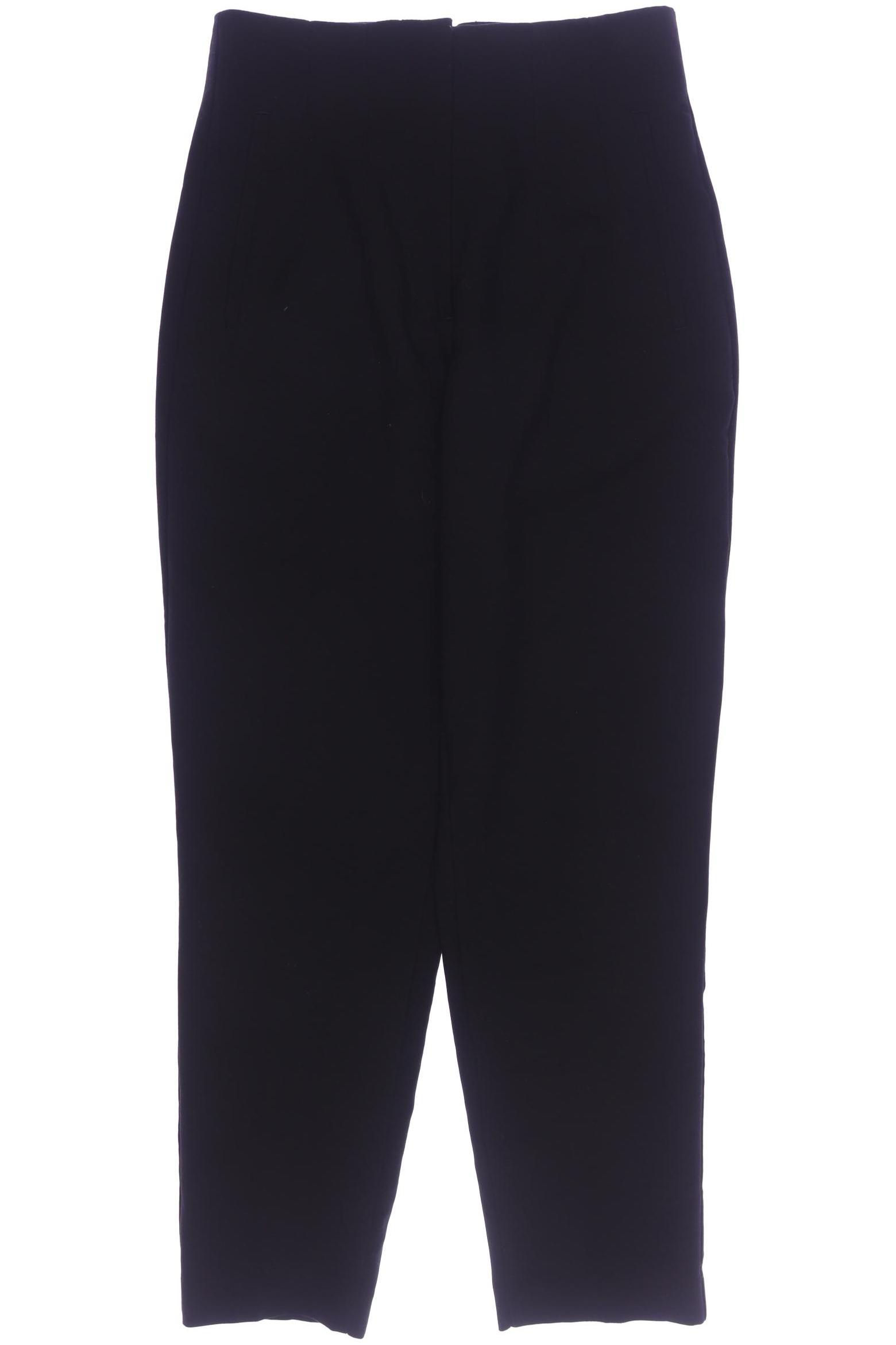 Thumbnail - Zara Damen Stoffhose, schwarz, Gr. 0