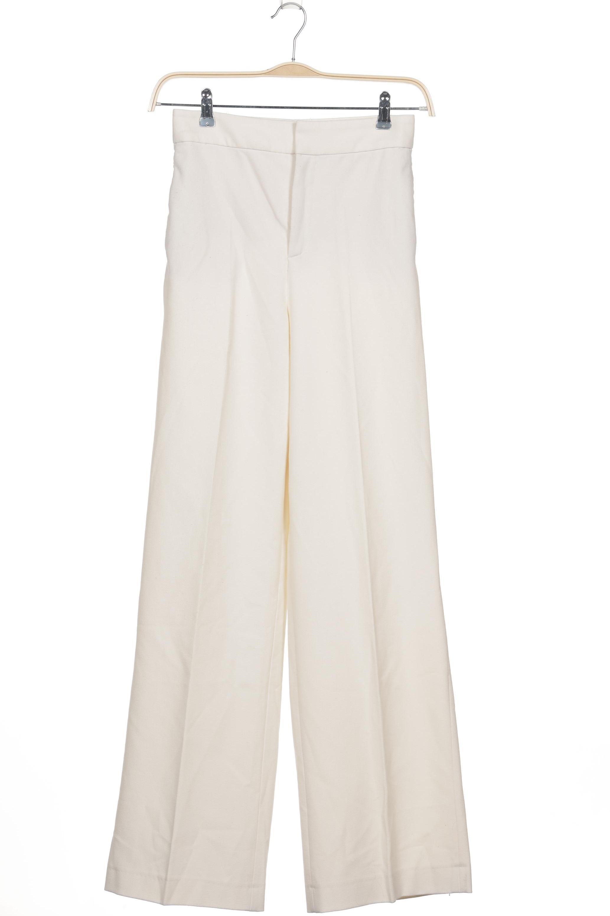 

Zara Damen Stoffhose, cremeweiß, Gr. 0