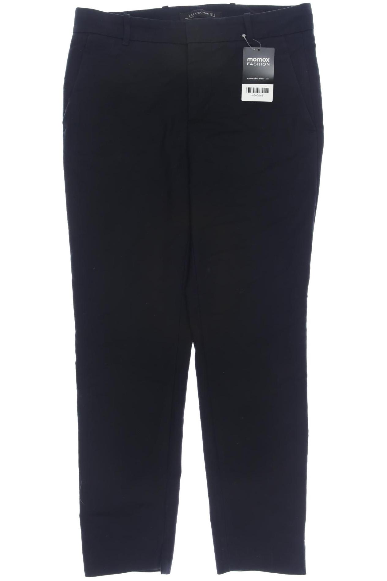 Thumbnail - Zara Damen Stoffhose, schwarz, Gr. 0