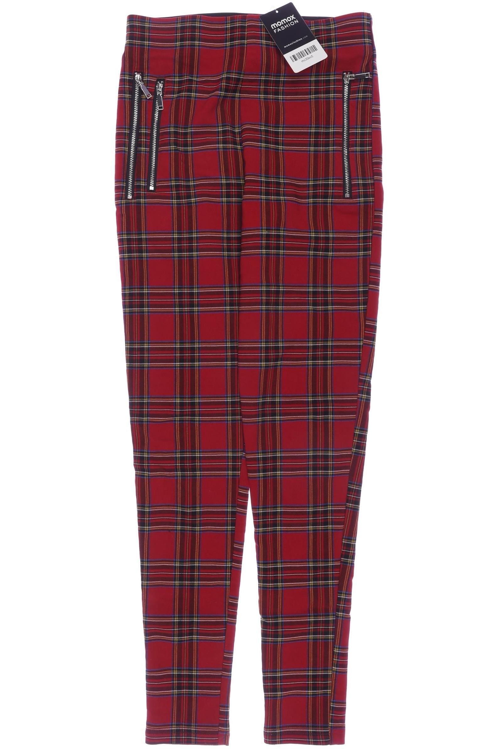 

Zara Damen Stoffhose, rot, Gr. 0