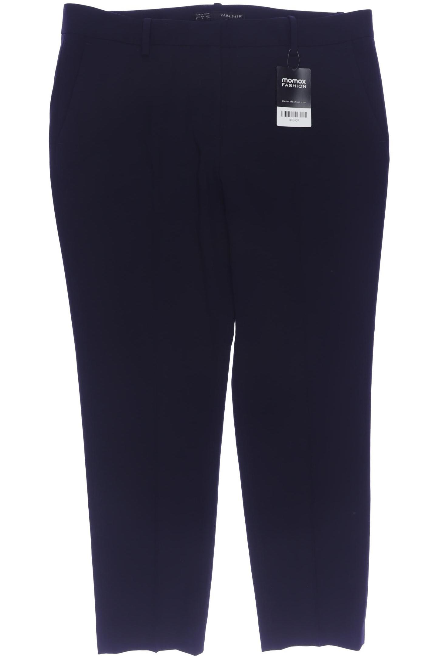 

Zara Damen Stoffhose, marineblau, Gr. 0