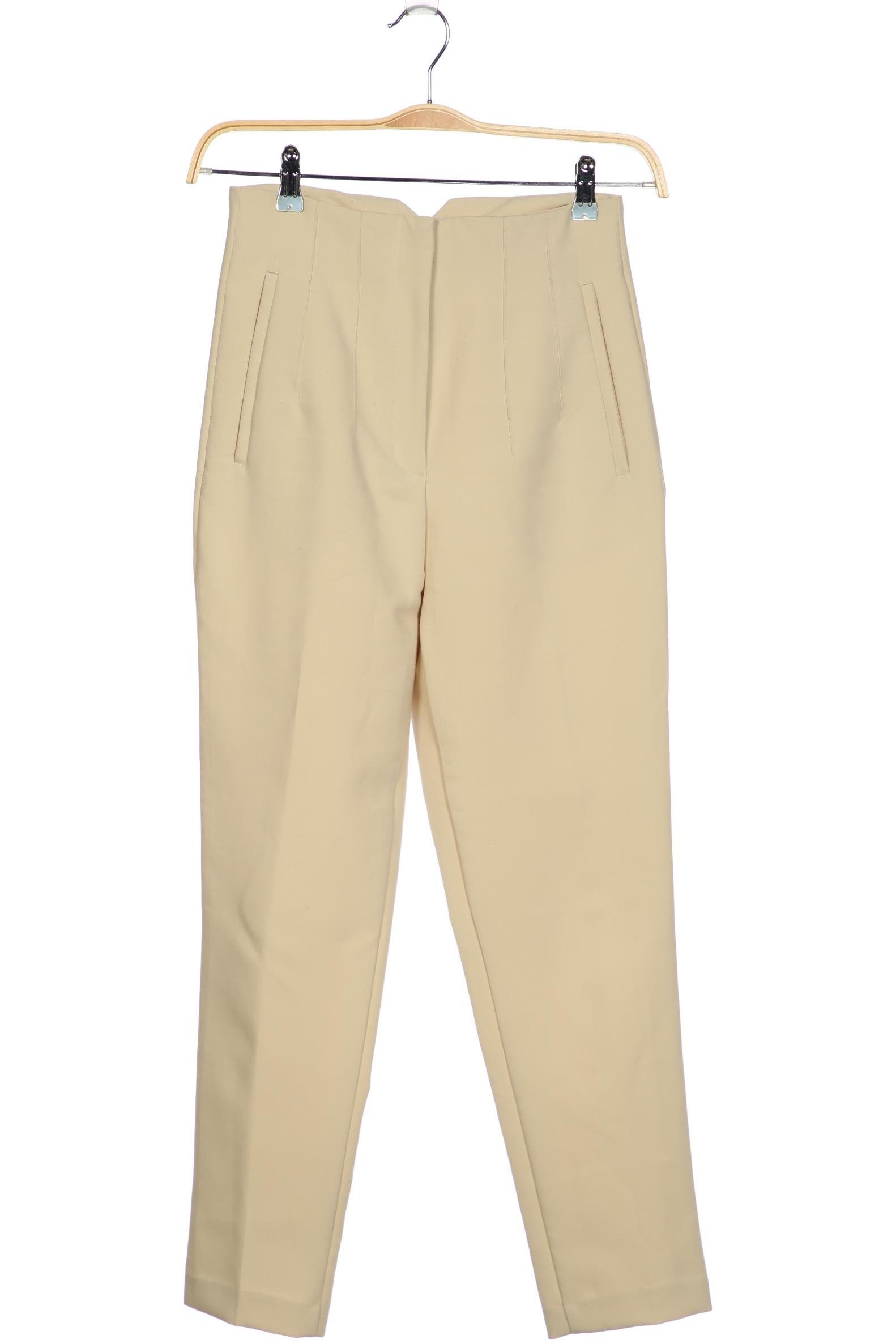 

Zara Damen Stoffhose, beige, Gr. 0