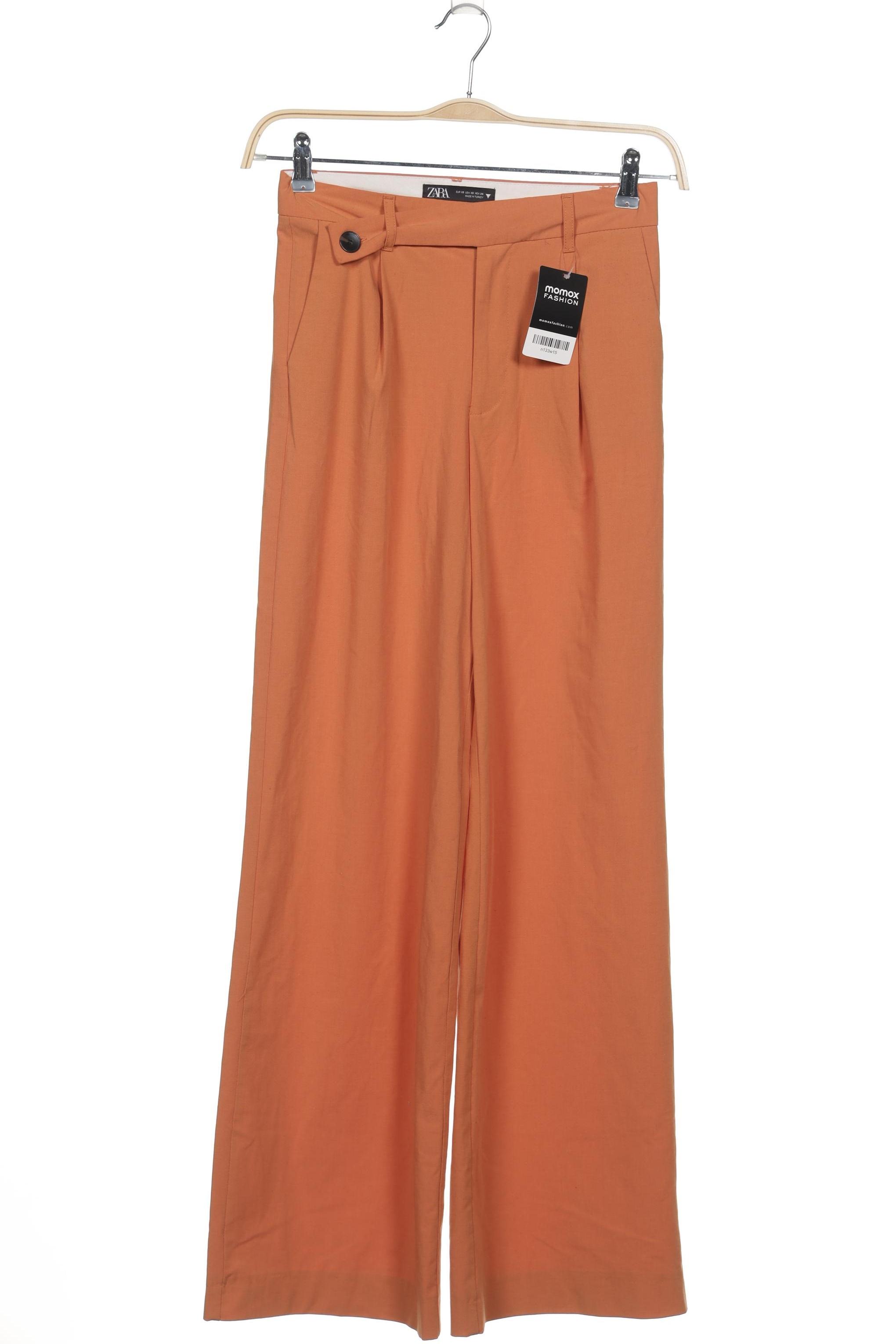 

Zara Damen Stoffhose, orange, Gr. 0