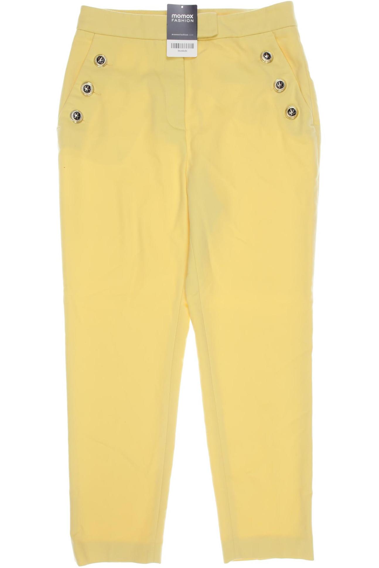 

Zara Damen Stoffhose, gelb, Gr. 0