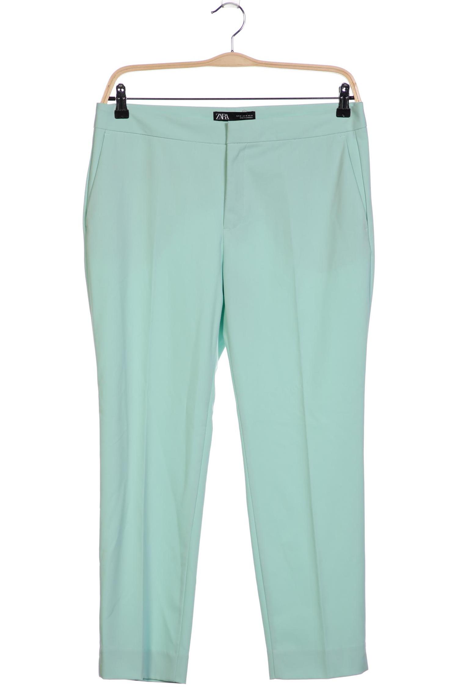 

Zara Damen Stoffhose, türkis, Gr. 42