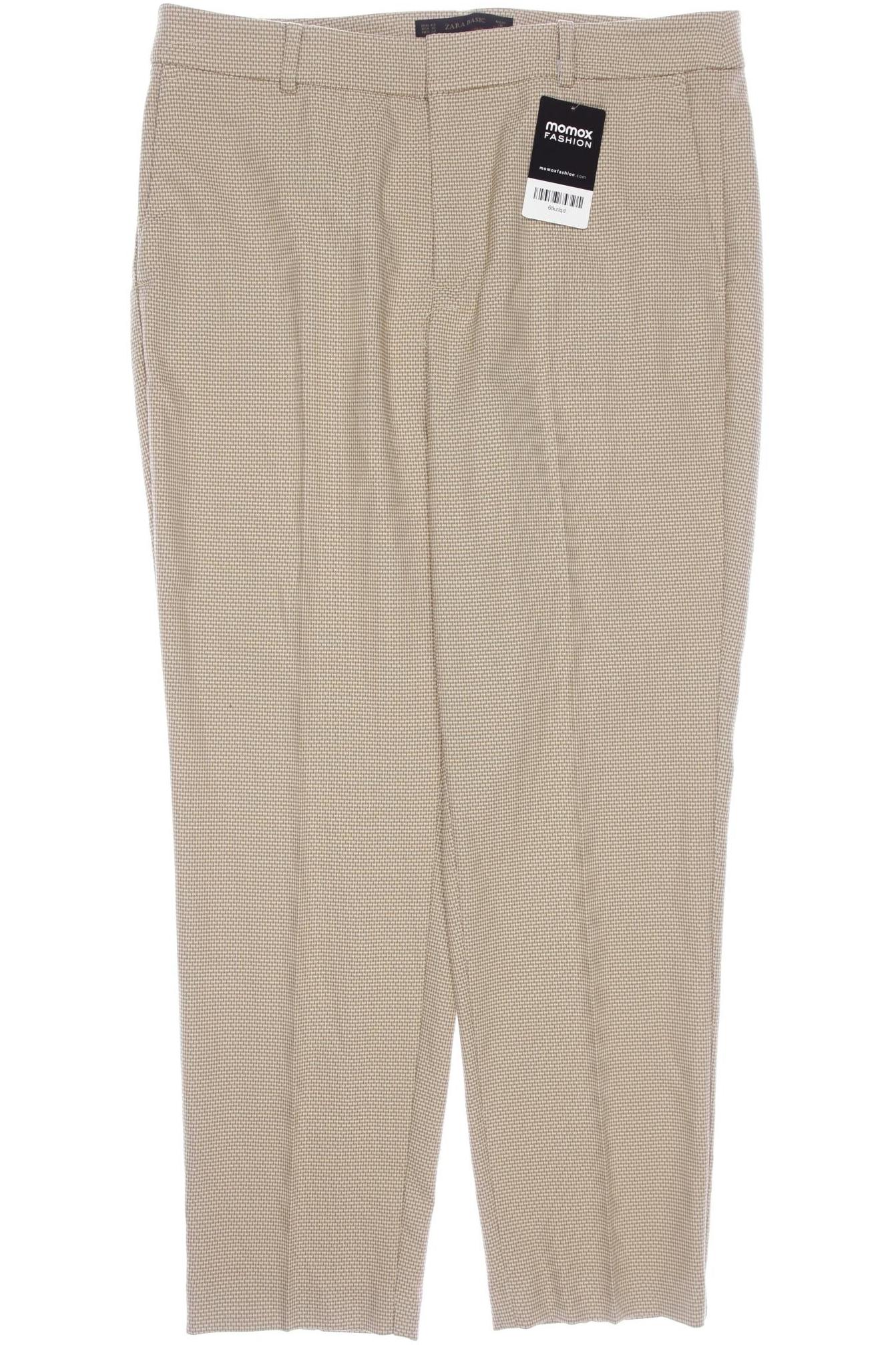 

Zara Damen Stoffhose, beige, Gr. 42