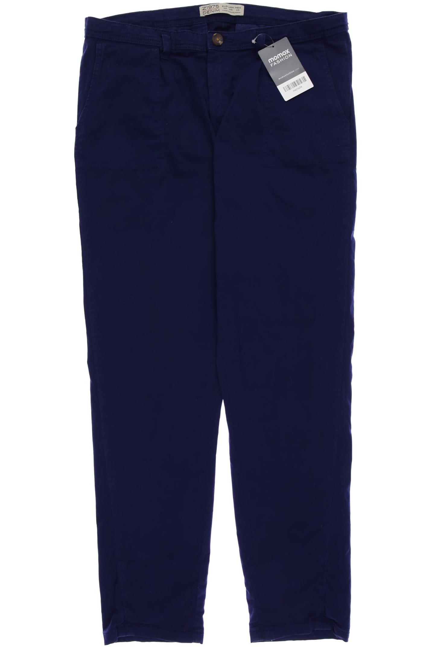 

Zara Damen Stoffhose, marineblau, Gr. 38