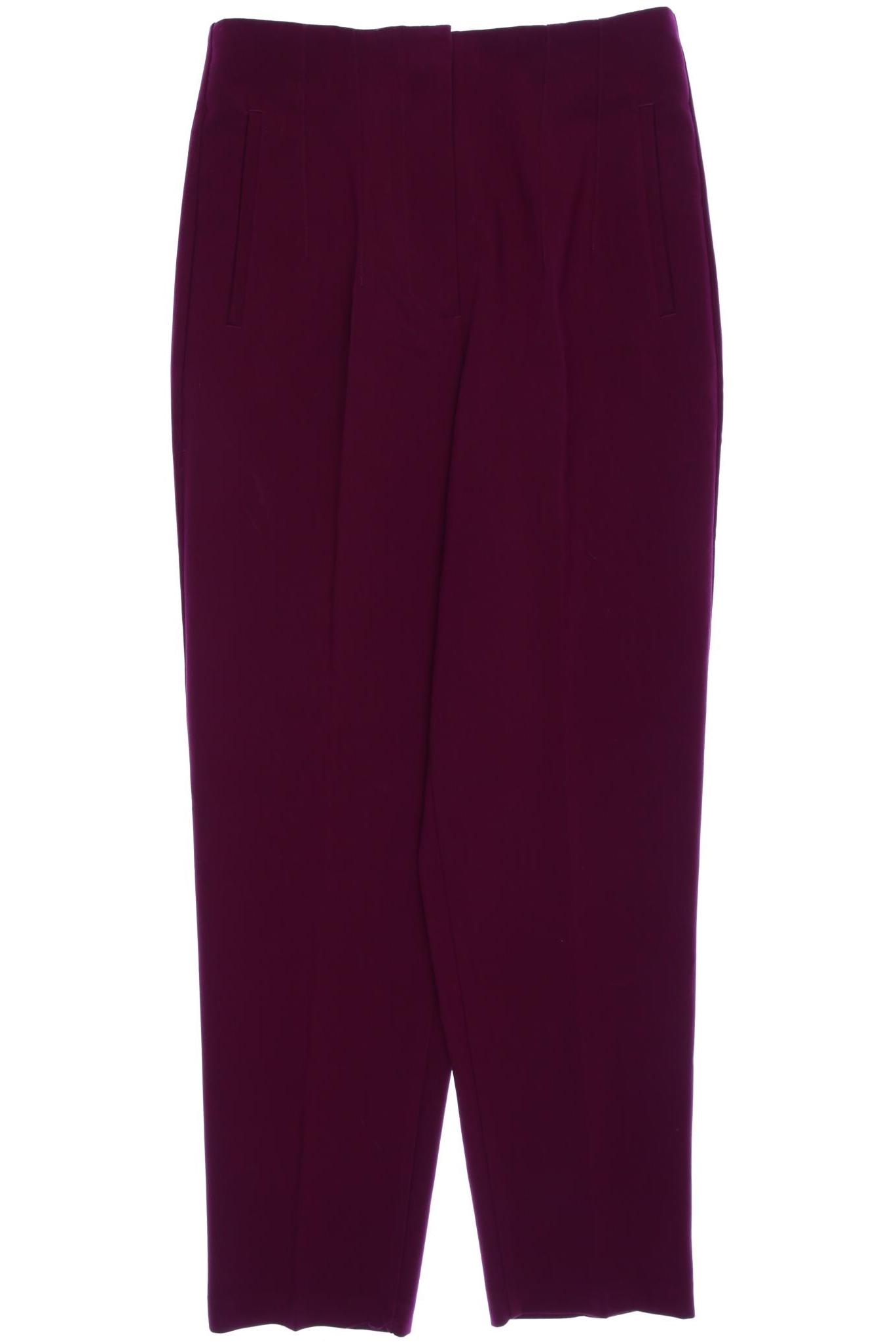 

Zara Damen Stoffhose, bordeaux, Gr. 0