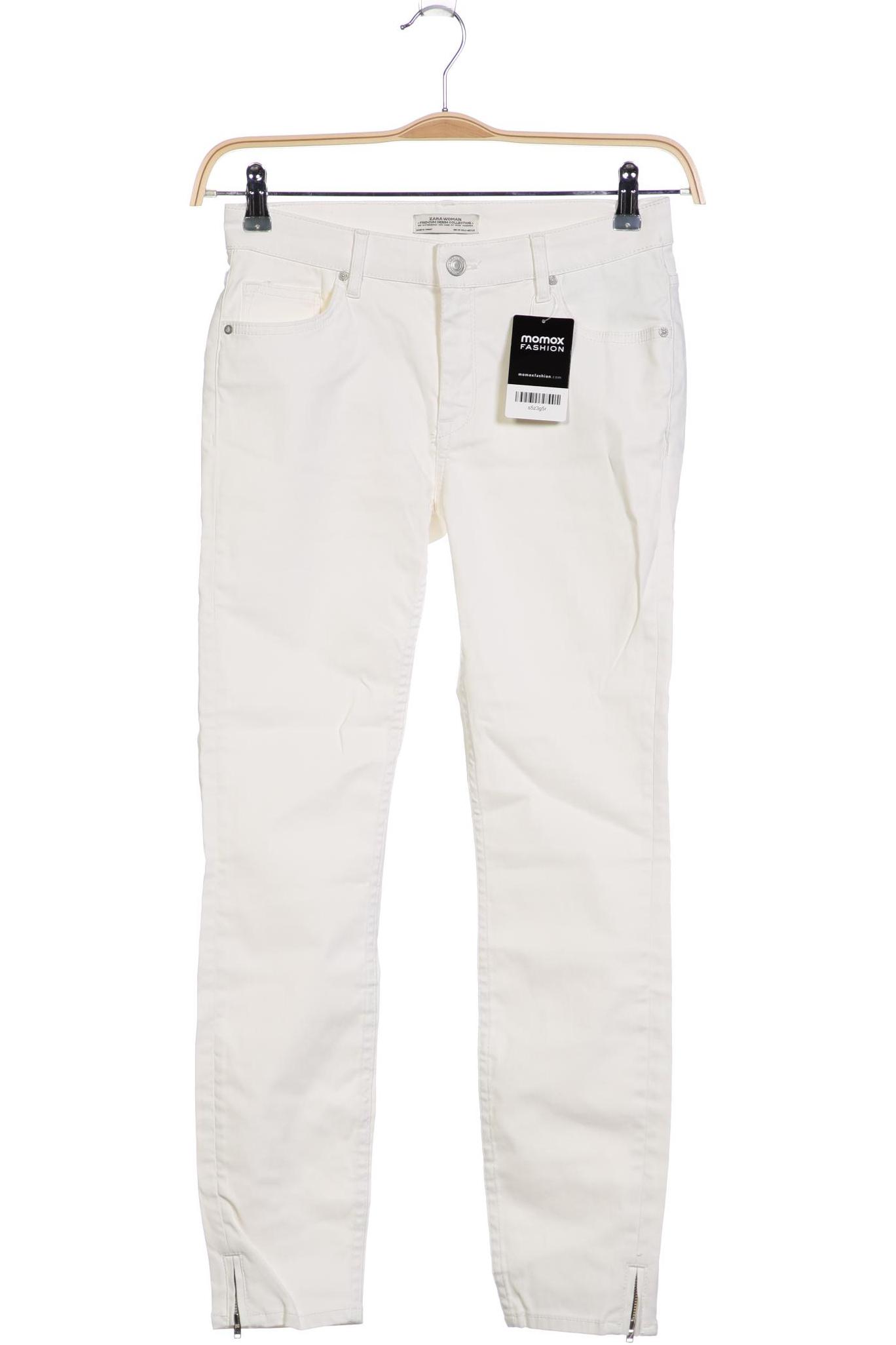 

Zara Damen Stoffhose, weiß, Gr. 38