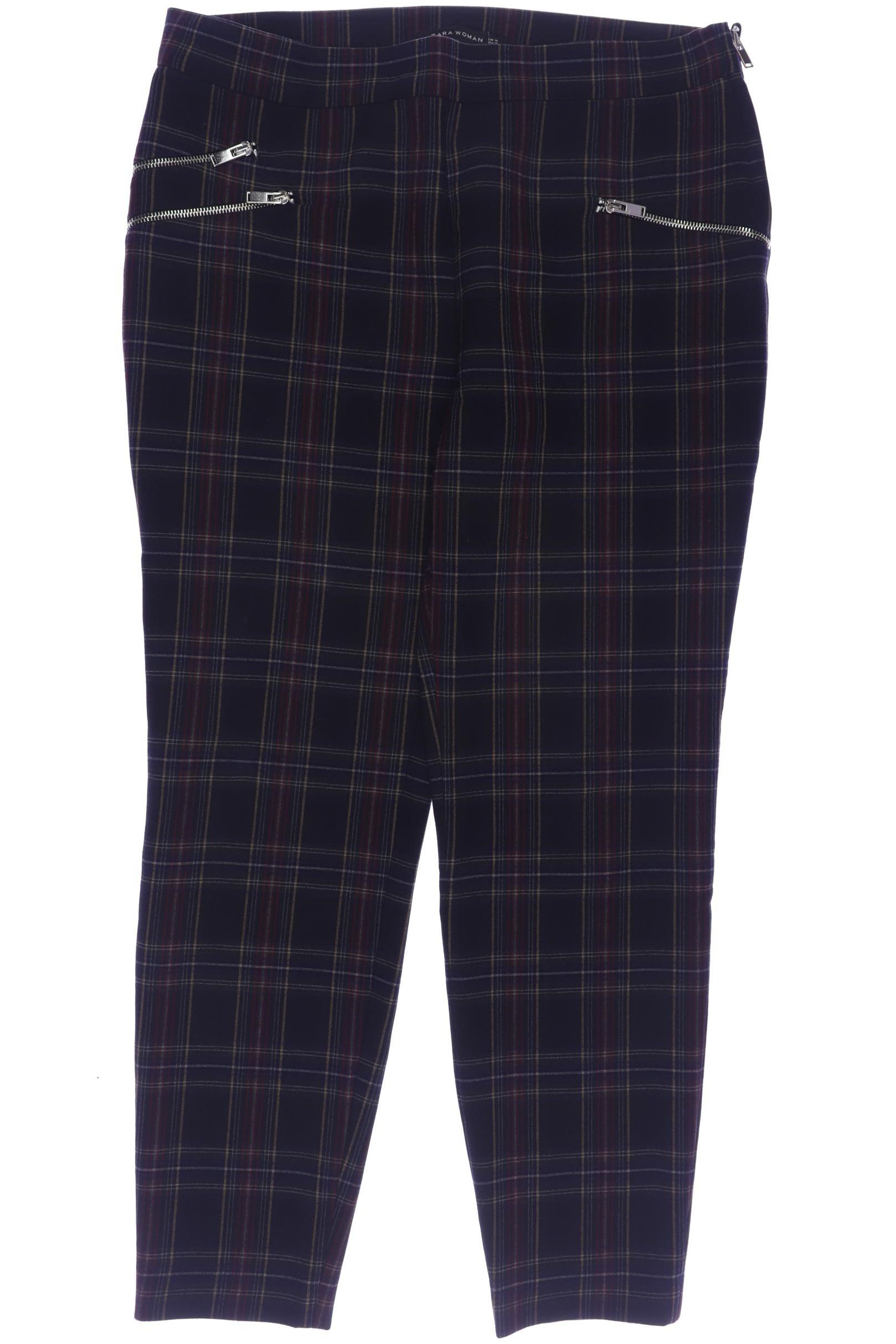 

Zara Damen Stoffhose, marineblau, Gr. 0