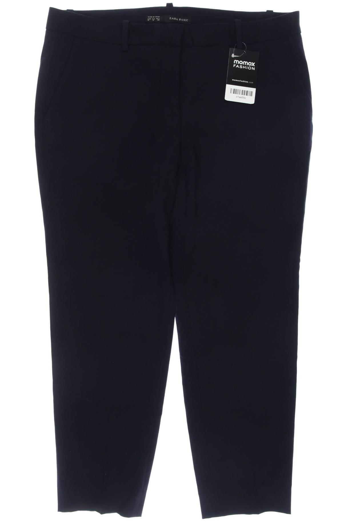 

Zara Damen Stoffhose, marineblau, Gr. 0