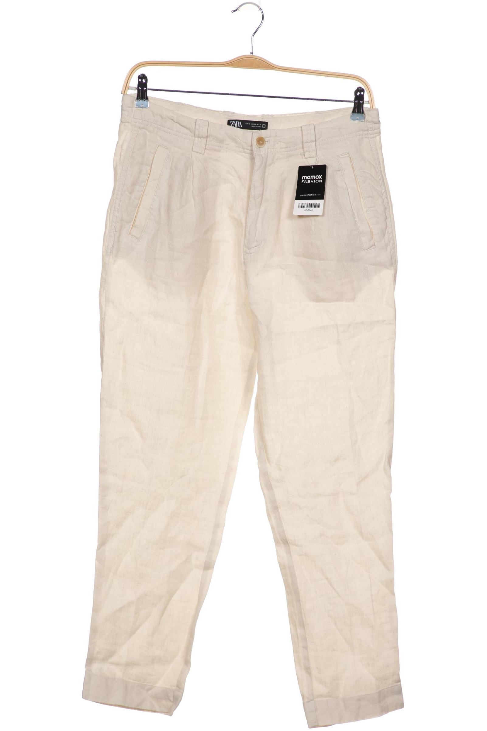 

Zara Damen Stoffhose, cremeweiß, Gr. 40