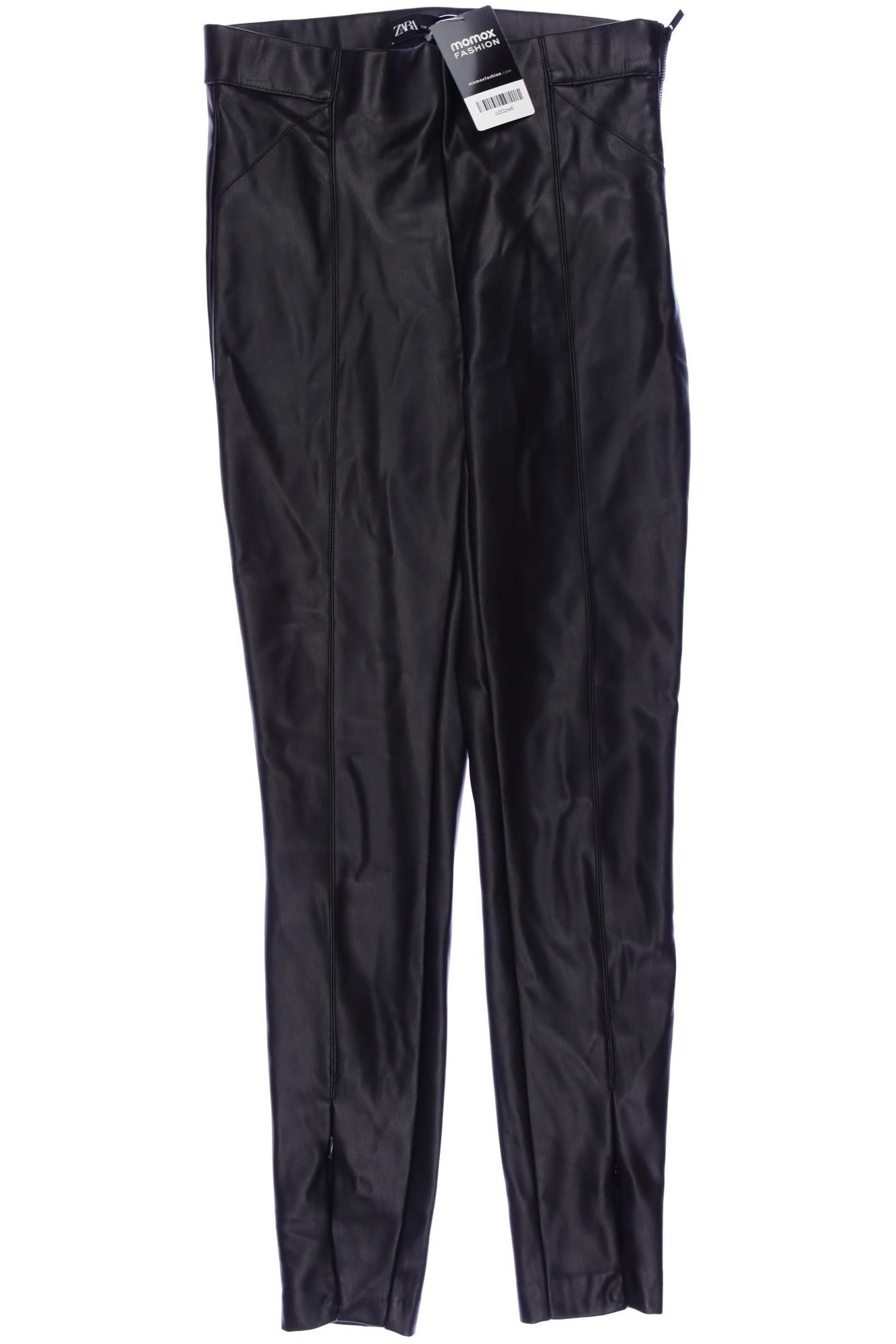 Thumbnail - Zara Damen Stoffhose, schwarz, Gr. 0