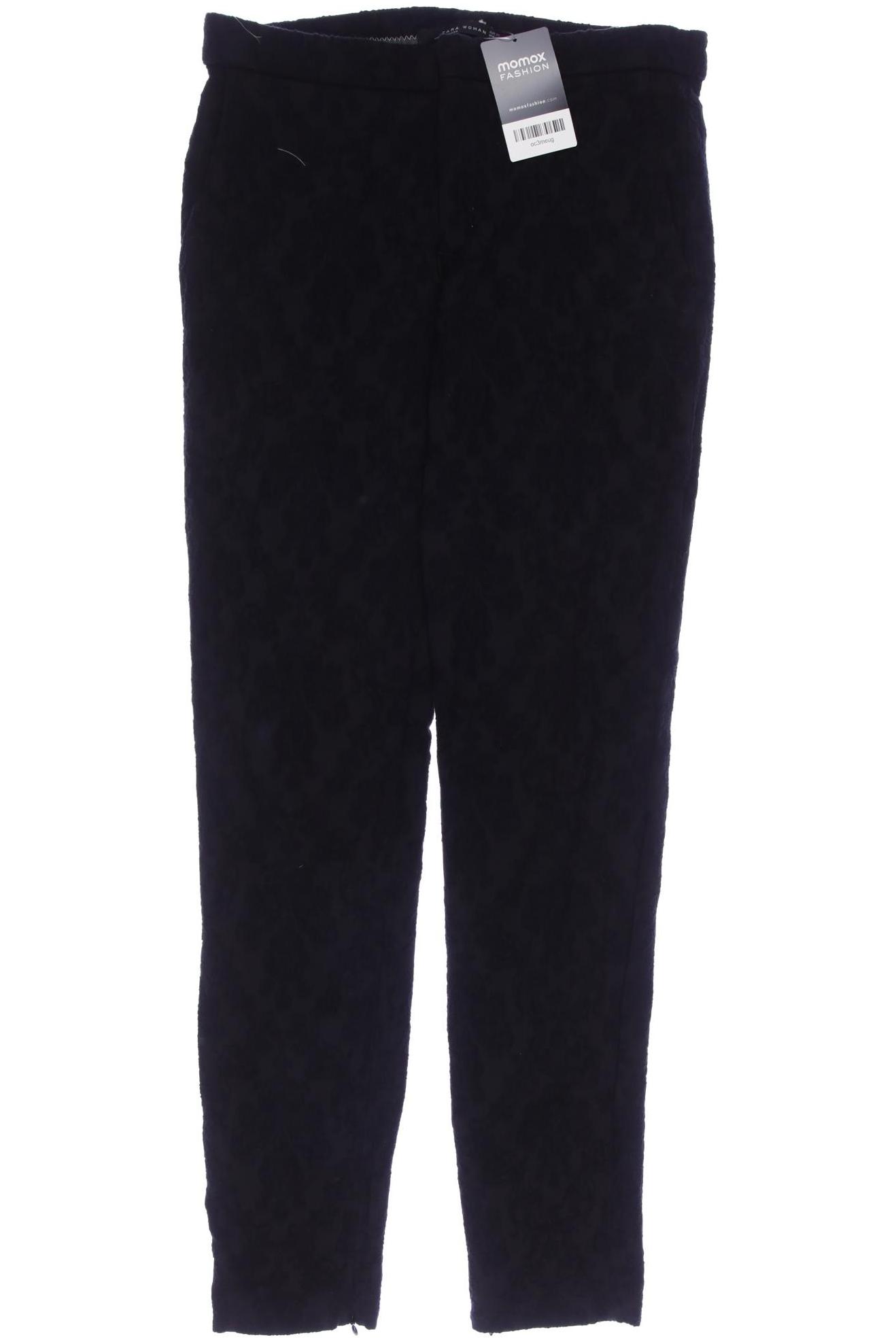 

Zara Damen Stoffhose, schwarz, Gr. 0