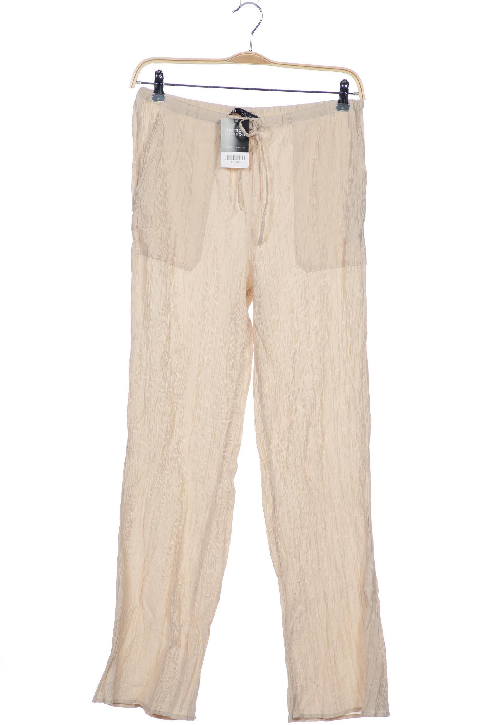 

Zara Damen Stoffhose, beige, Gr. 0