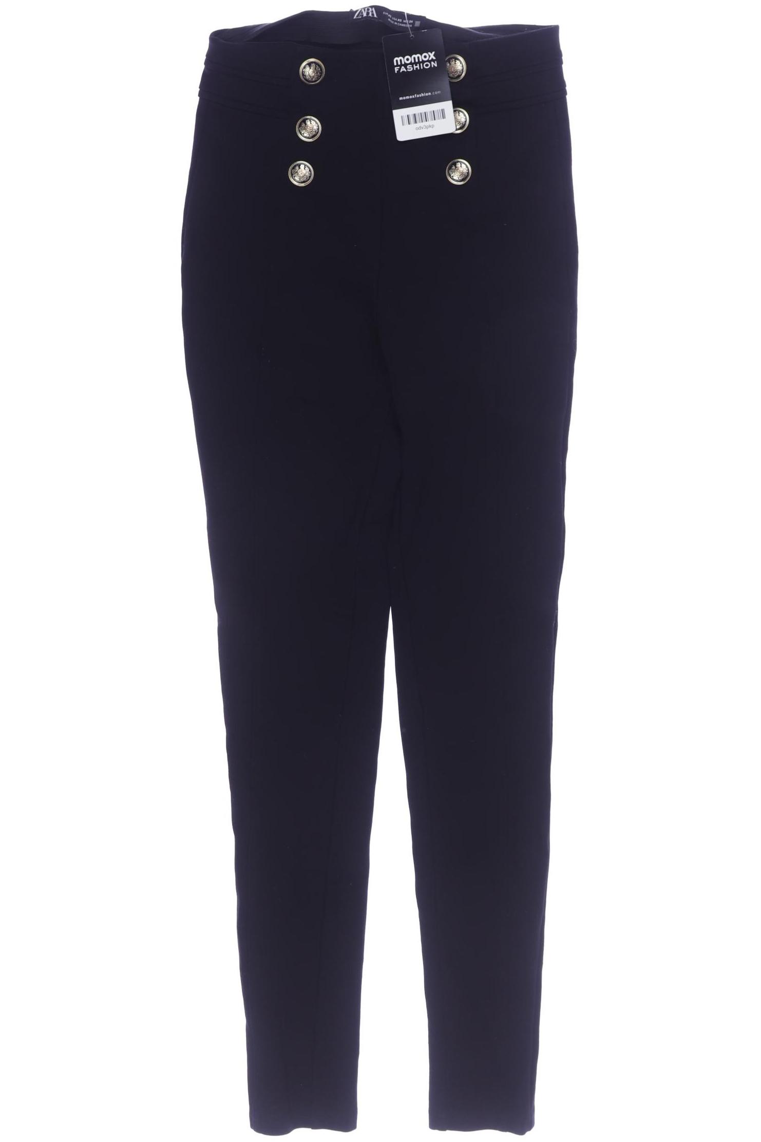 

Zara Damen Stoffhose, schwarz, Gr. 0