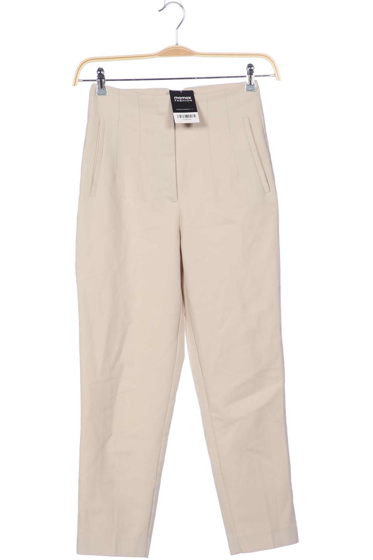 

Zara Damen Stoffhose, beige, Gr. 0