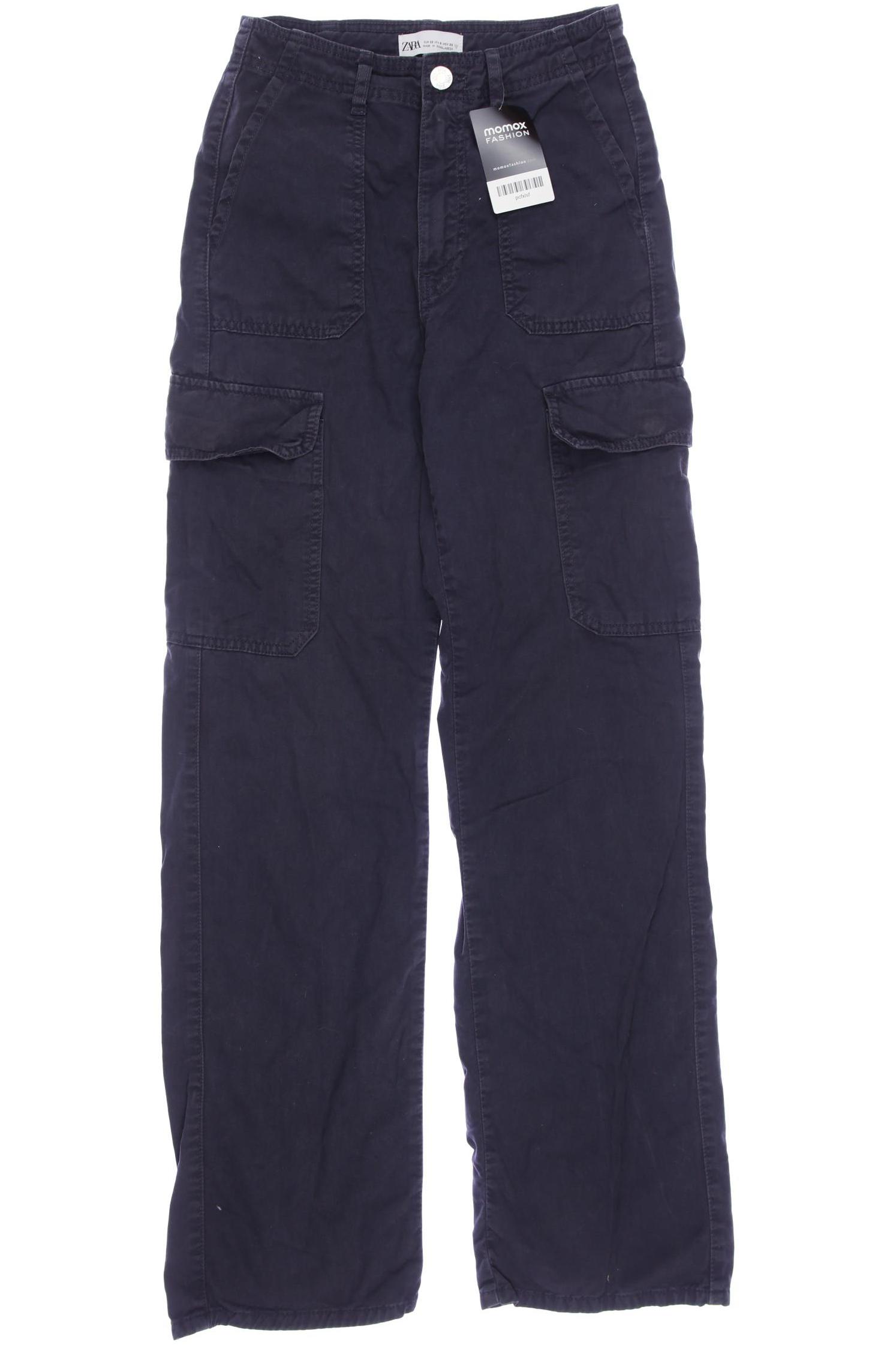 

Zara Damen Stoffhose, marineblau, Gr. 32