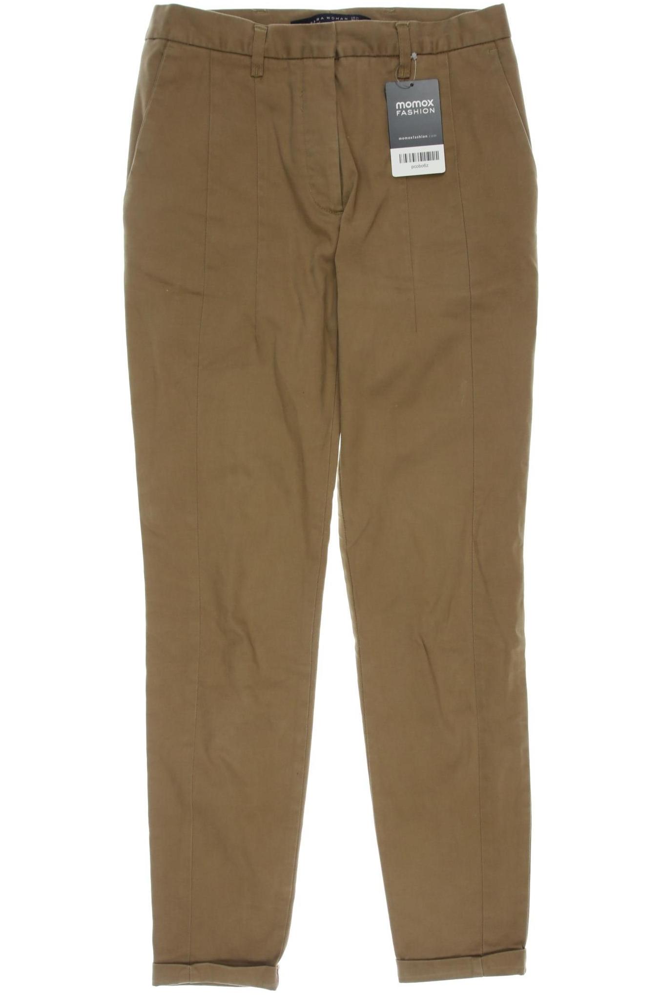 

Zara Damen Stoffhose, beige, Gr. 0