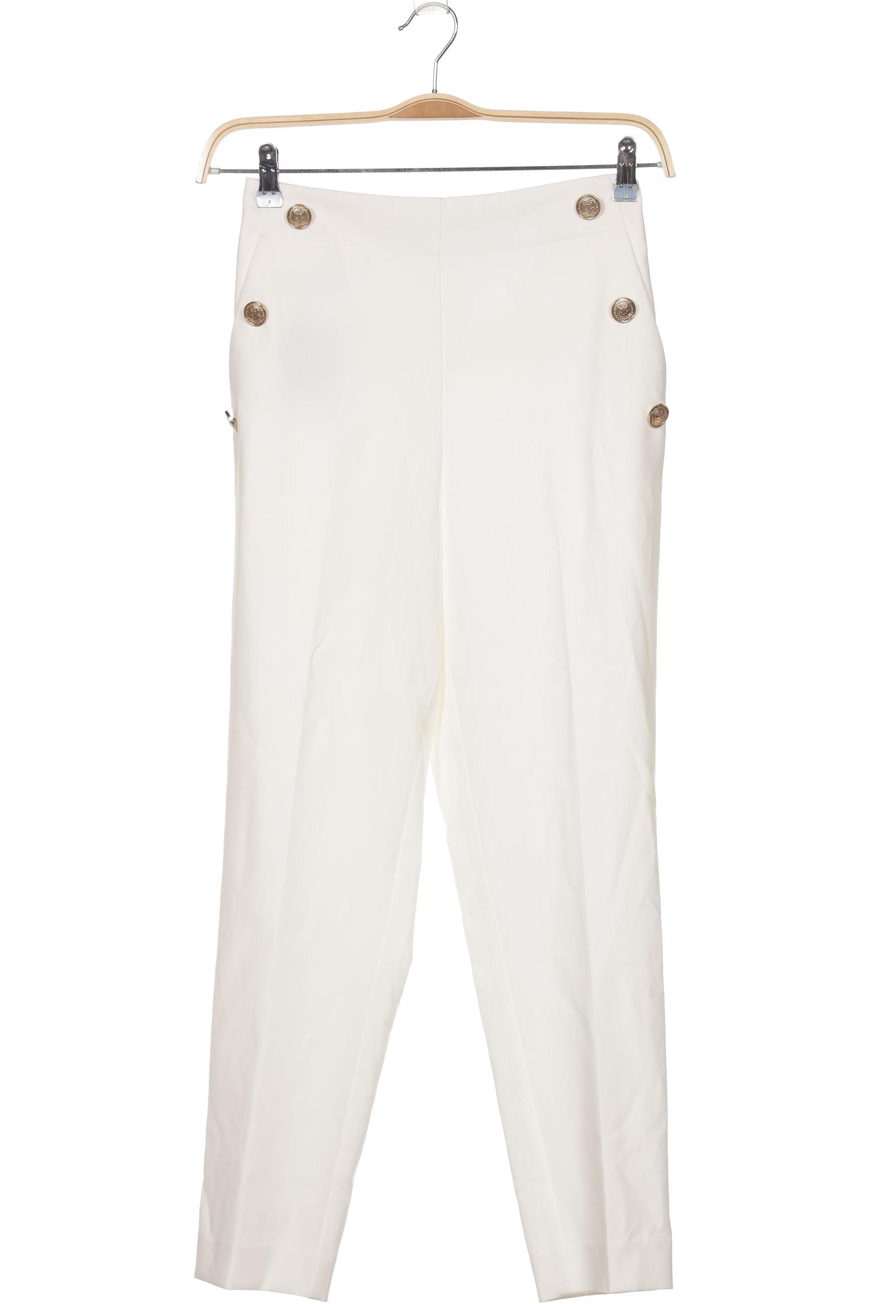 

Zara Damen Stoffhose, weiß, Gr. 0