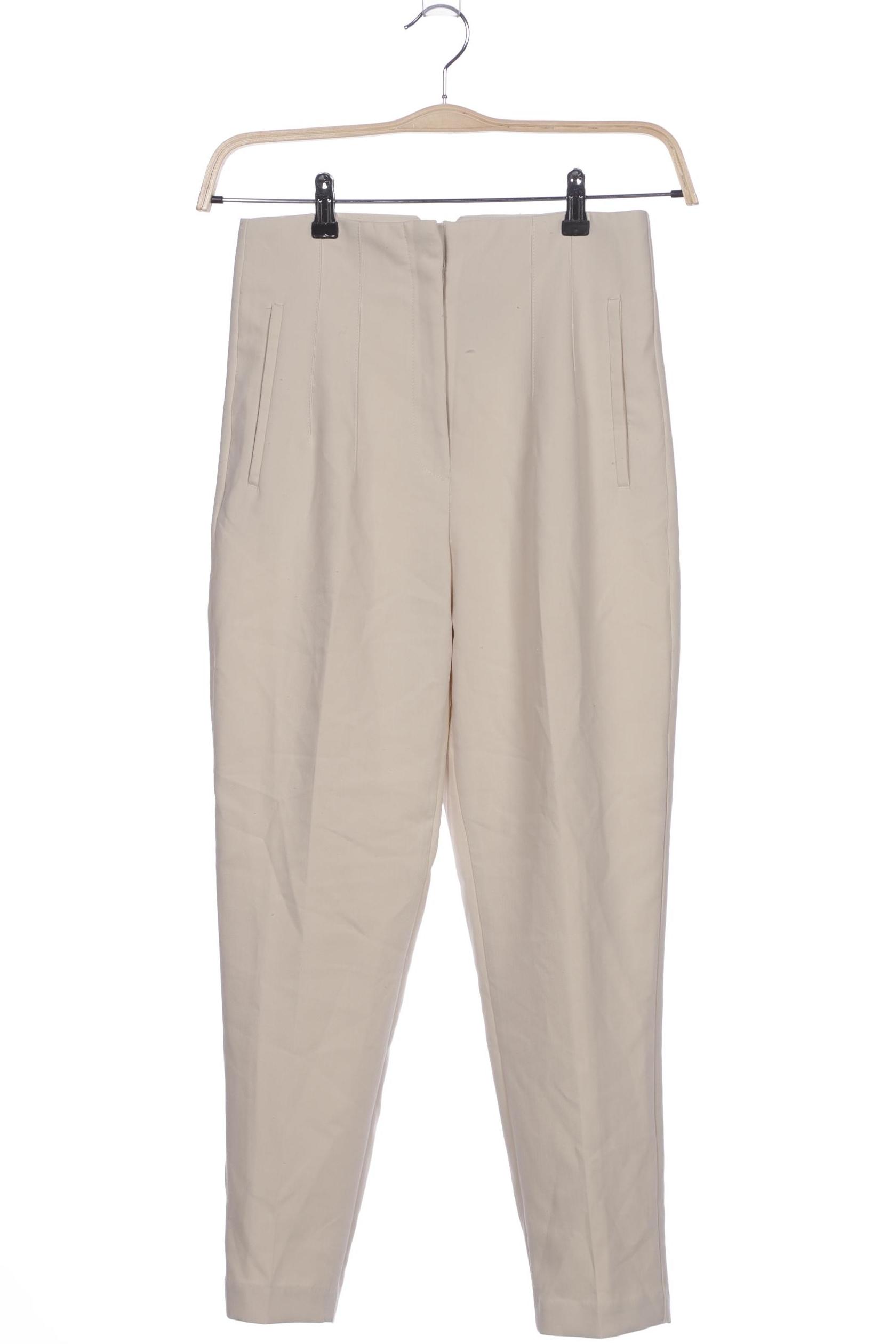 

Zara Damen Stoffhose, beige, Gr. 0