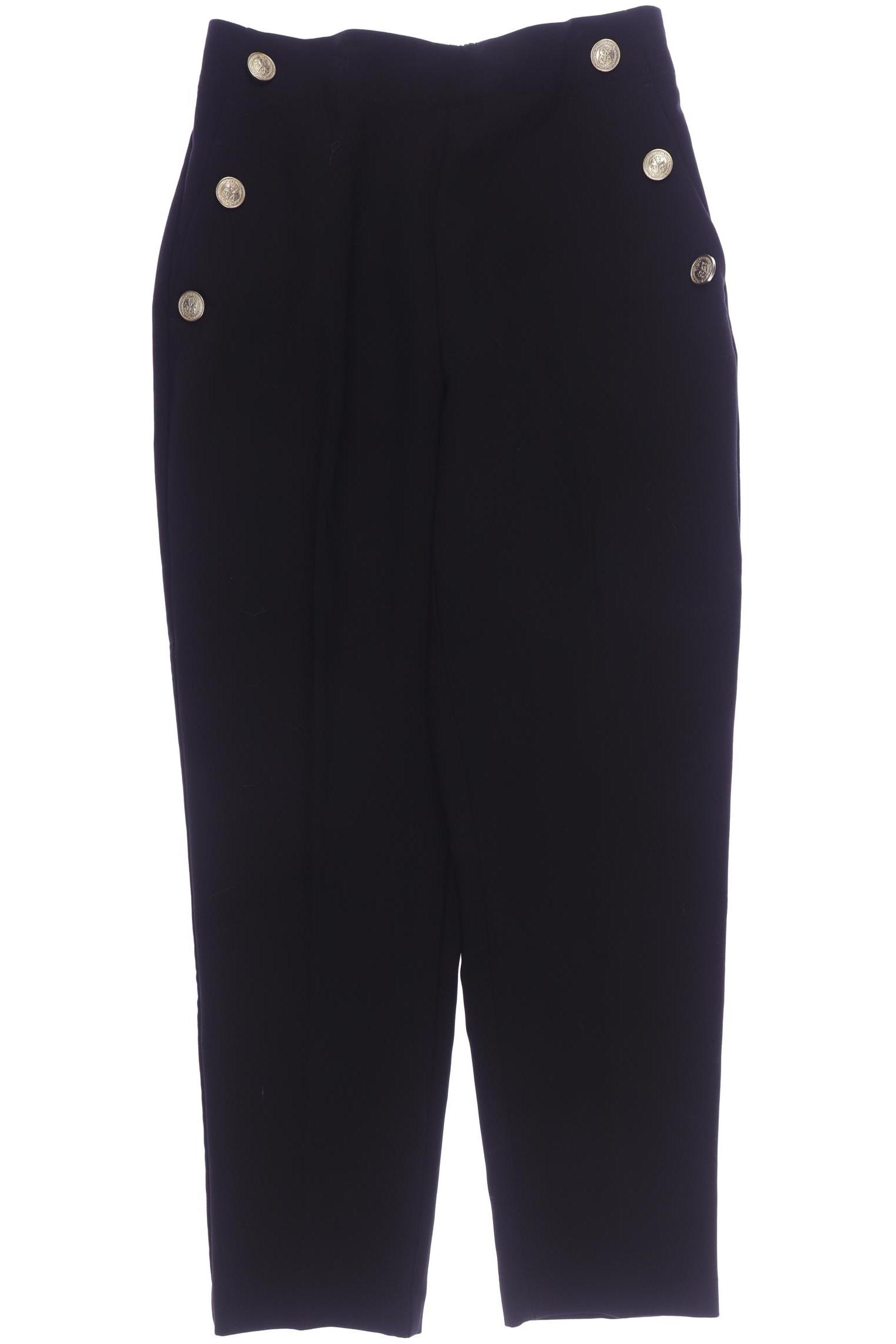 

Zara Damen Stoffhose, schwarz, Gr. 0